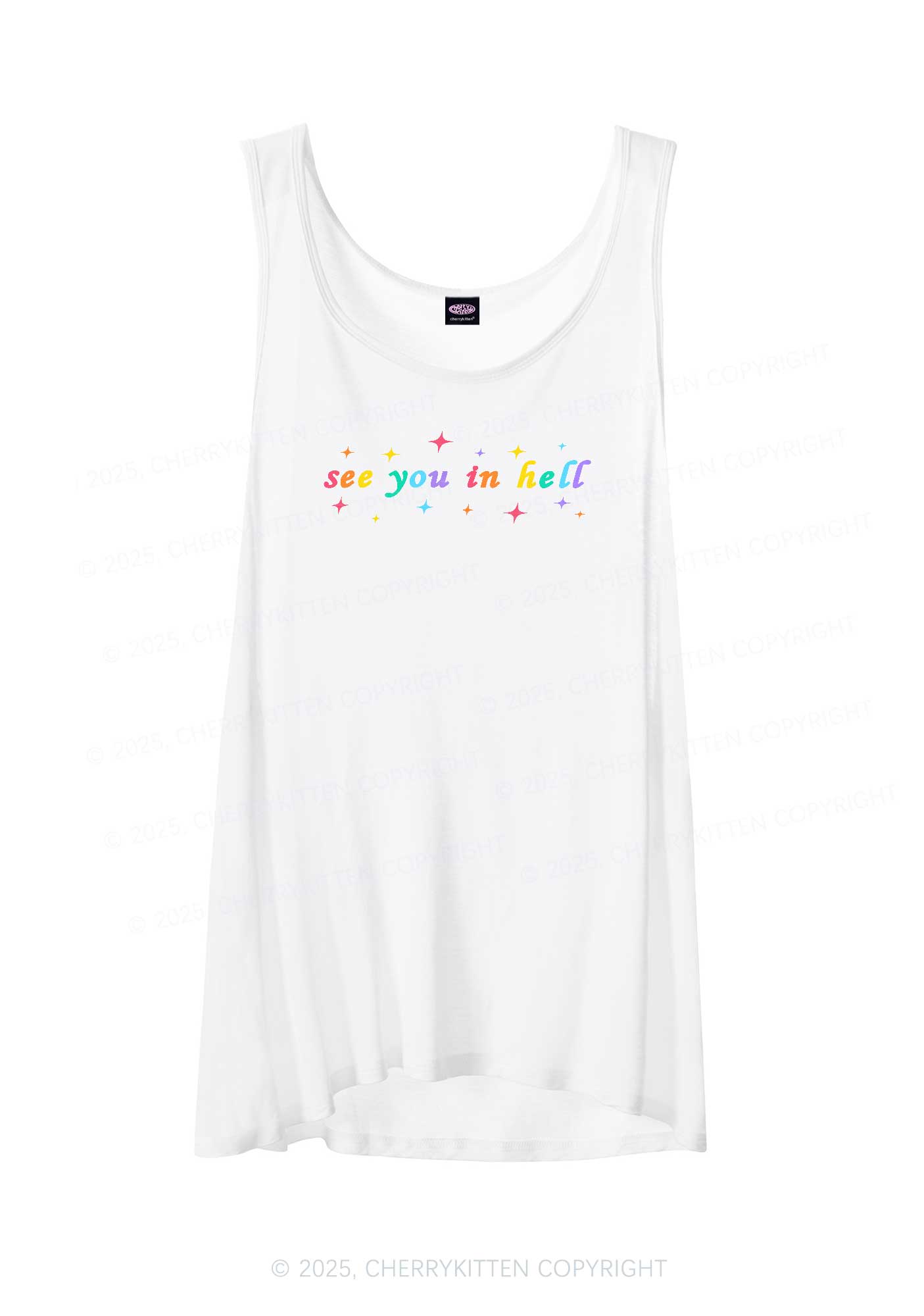 See You In Hell Y2K Sheer Boyfriend Tank Cherrykitten