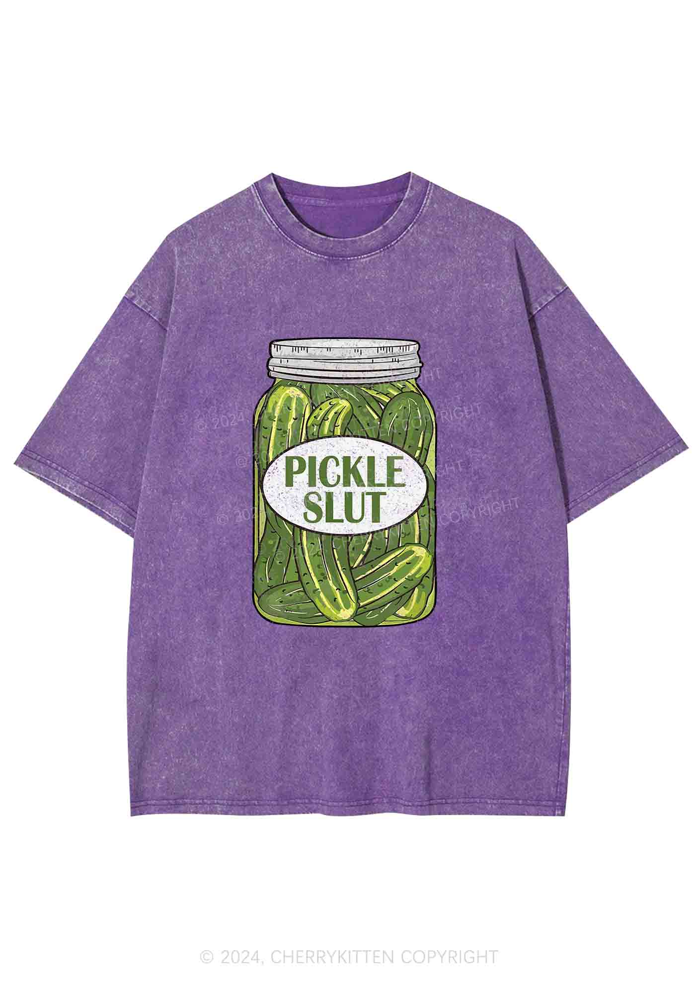 Pickle Slxt Y2K Washed Tee Cherrykitten