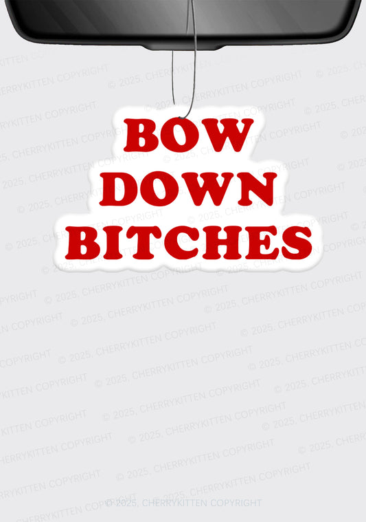 Bow Down Bxxches Pride 1Pc Y2K Car Air Freshener Cherrykitten