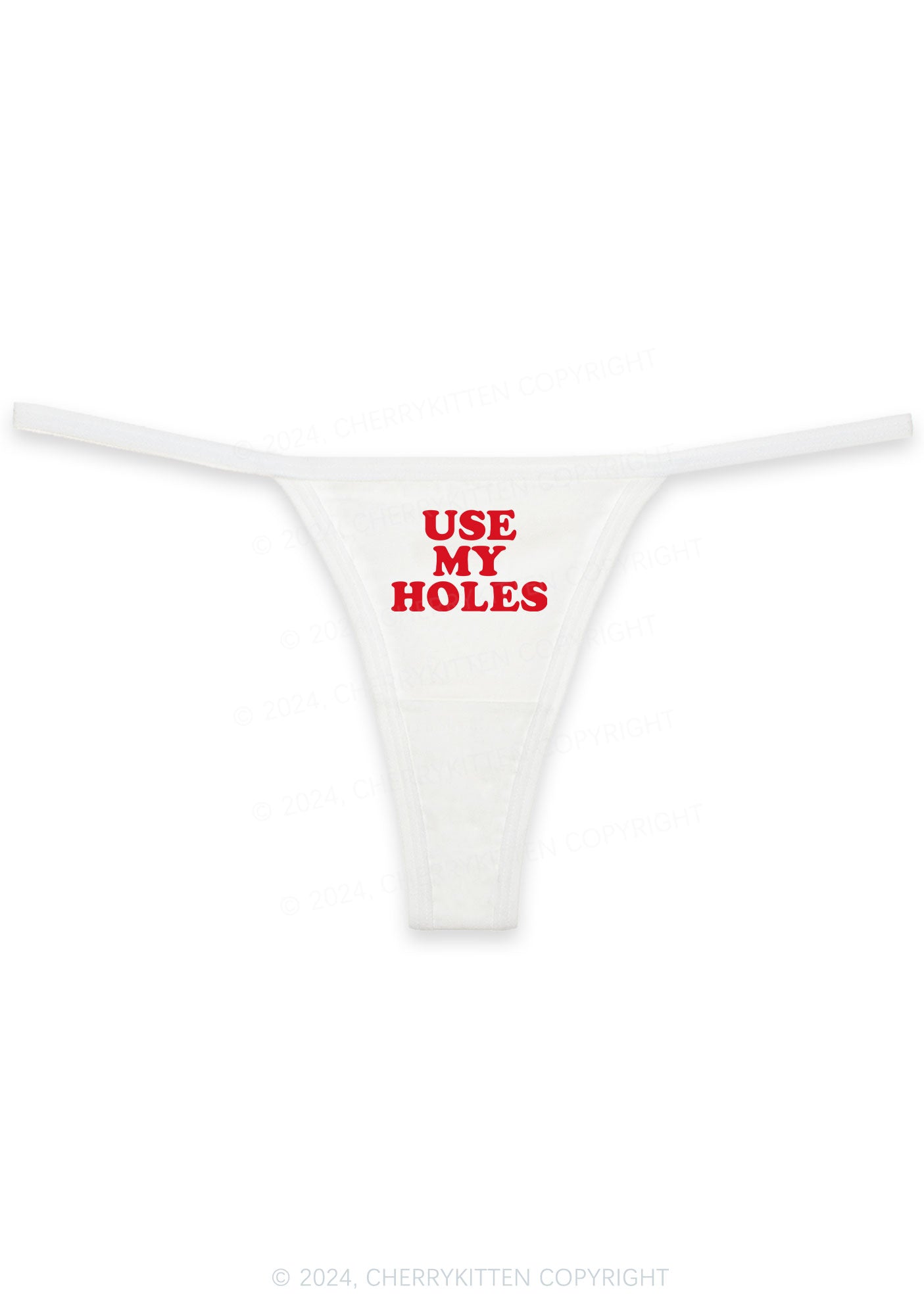 Use My Holes Y2K Flat String Thong Cherrykitten