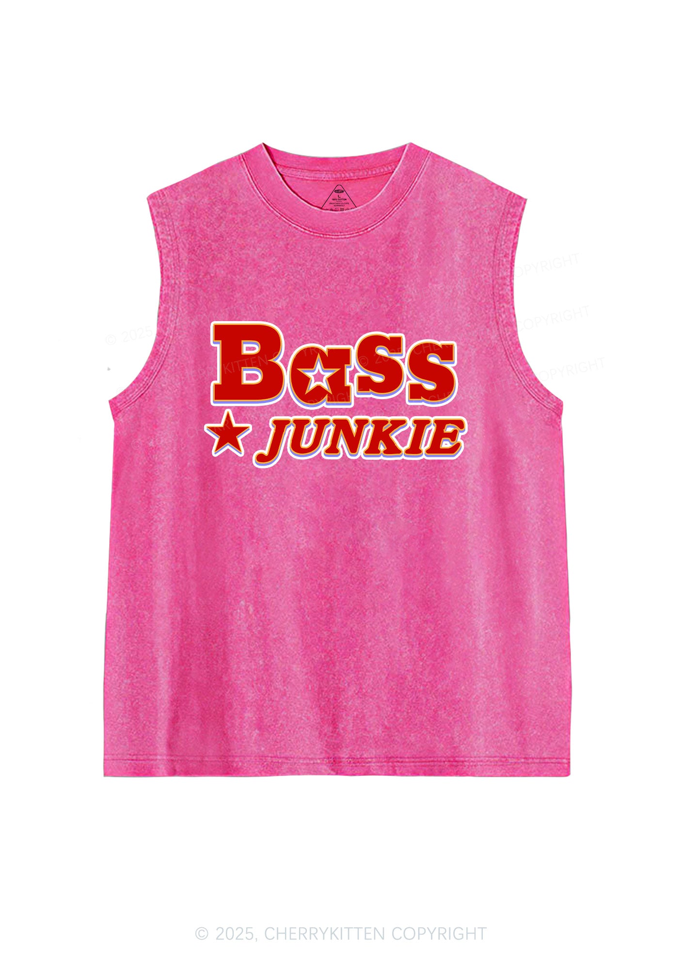 Bass Jxxkie Y2K Washed Muscle Tank Cherrykitten