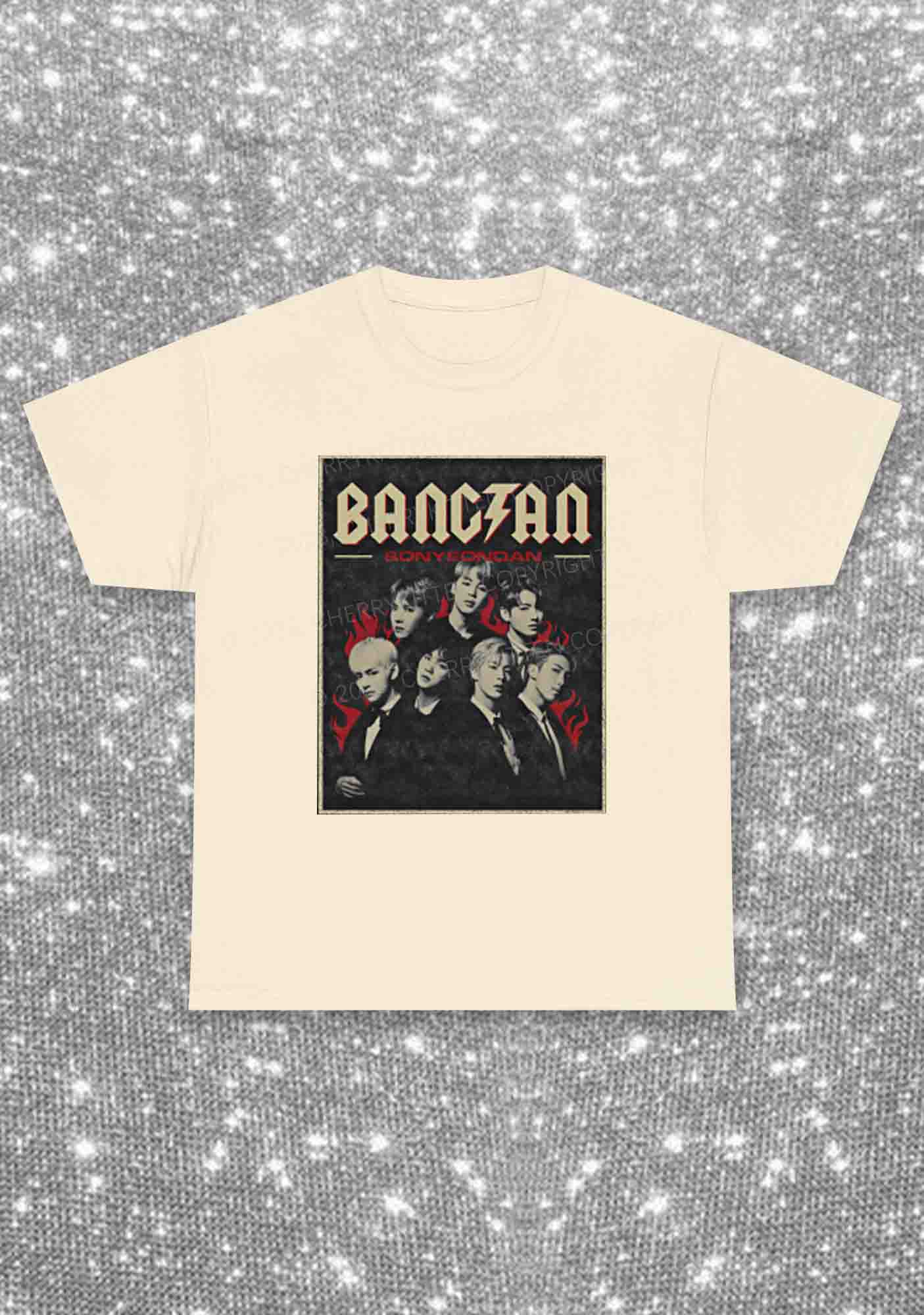 Bangtan Fire Kpop Y2K Chunky Shirt Cherrykitten