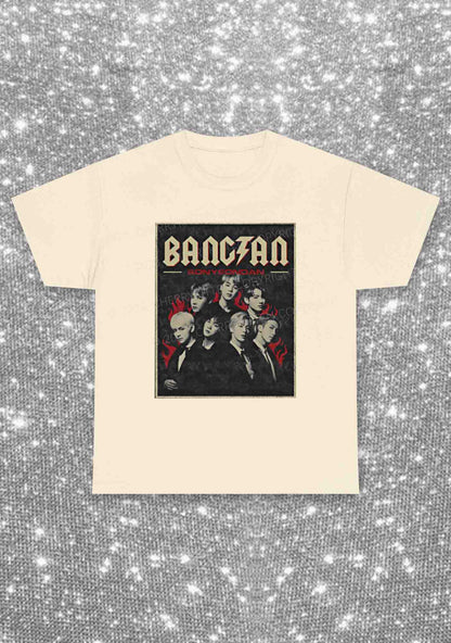 Bangtan Fire Kpop Y2K Chunky Shirt Cherrykitten