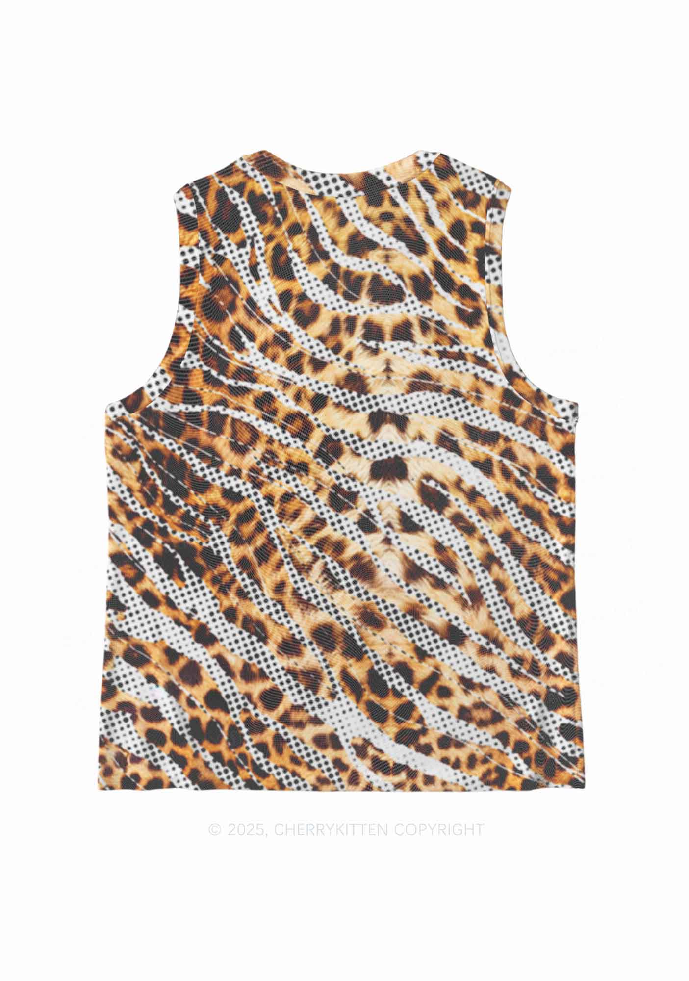 Wild Dots Y2K Mesh Muscle Tank Cherrykitten