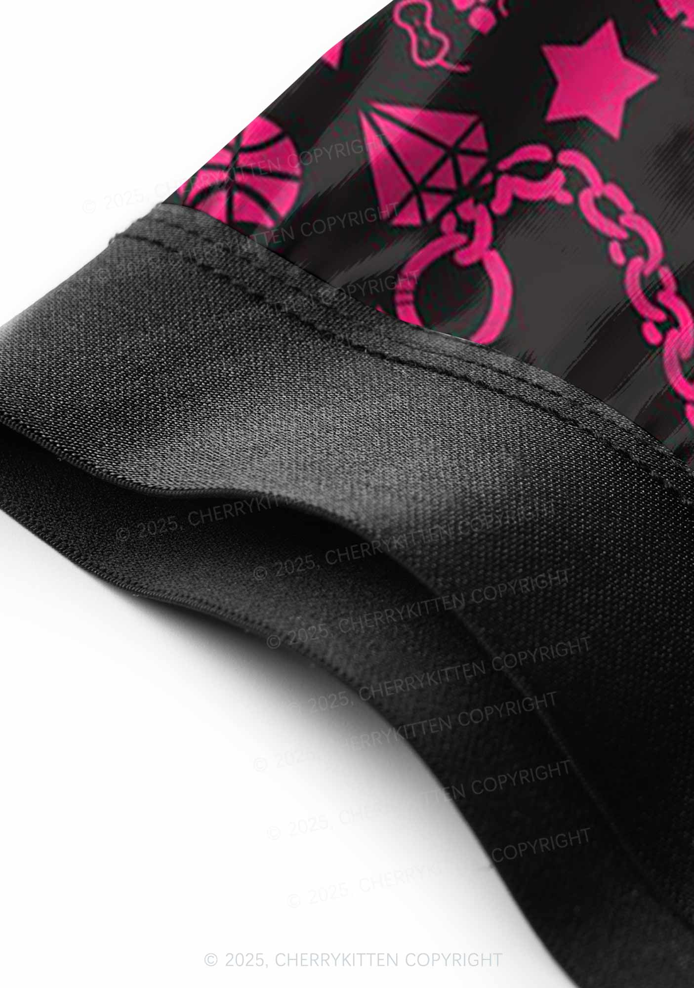 Chains And Bats Valentine's Day Y2K Print Couples Boxer Briefs Set Cherrykitten