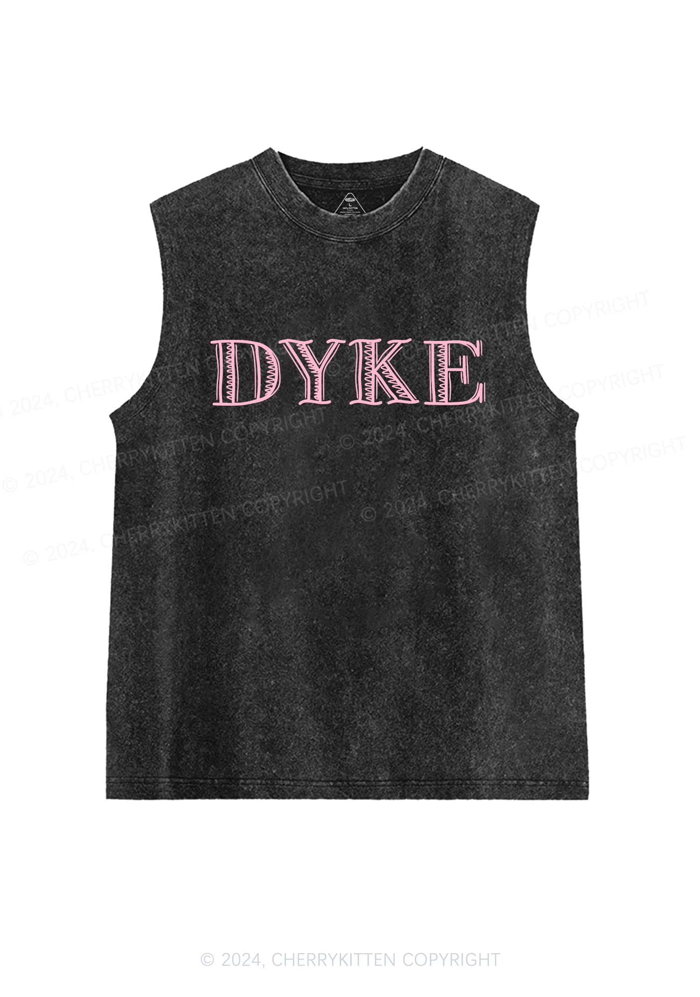 DYKE Y2K Washed Tank Cherrykitten