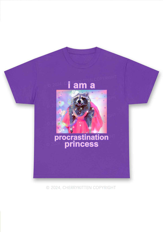 Procrastination Princess Y2K Chunky Shirt Cherrykitten