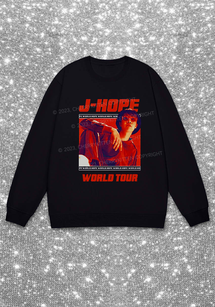 JH World Tour Kpop Y2K Sweatshirt Cherrykitten