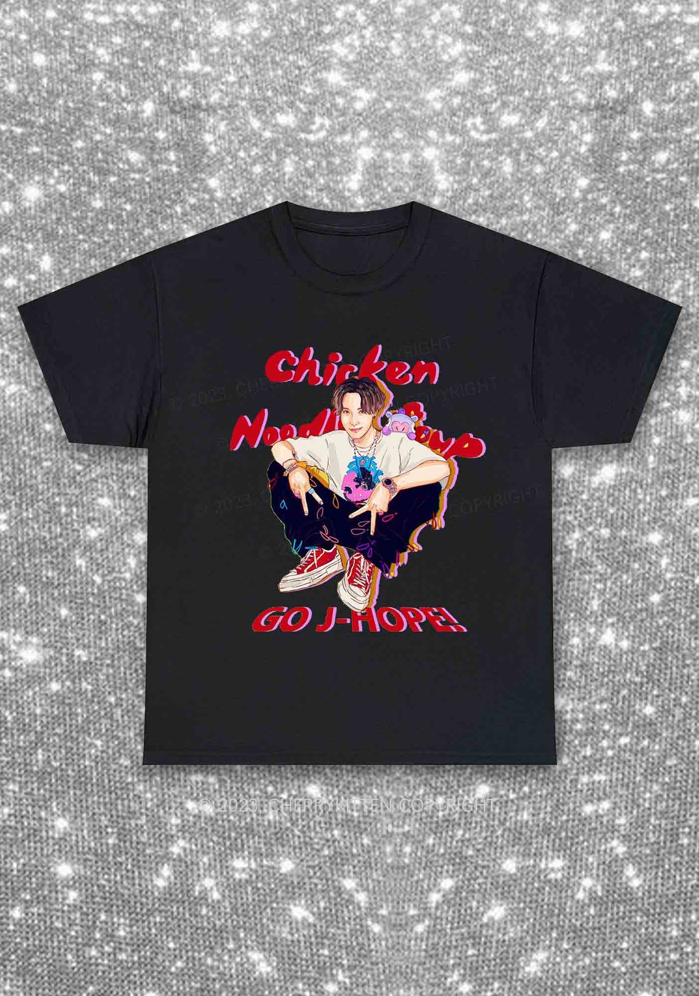 Go JH Kpop Y2K Chunky Shirt Cherrykitten