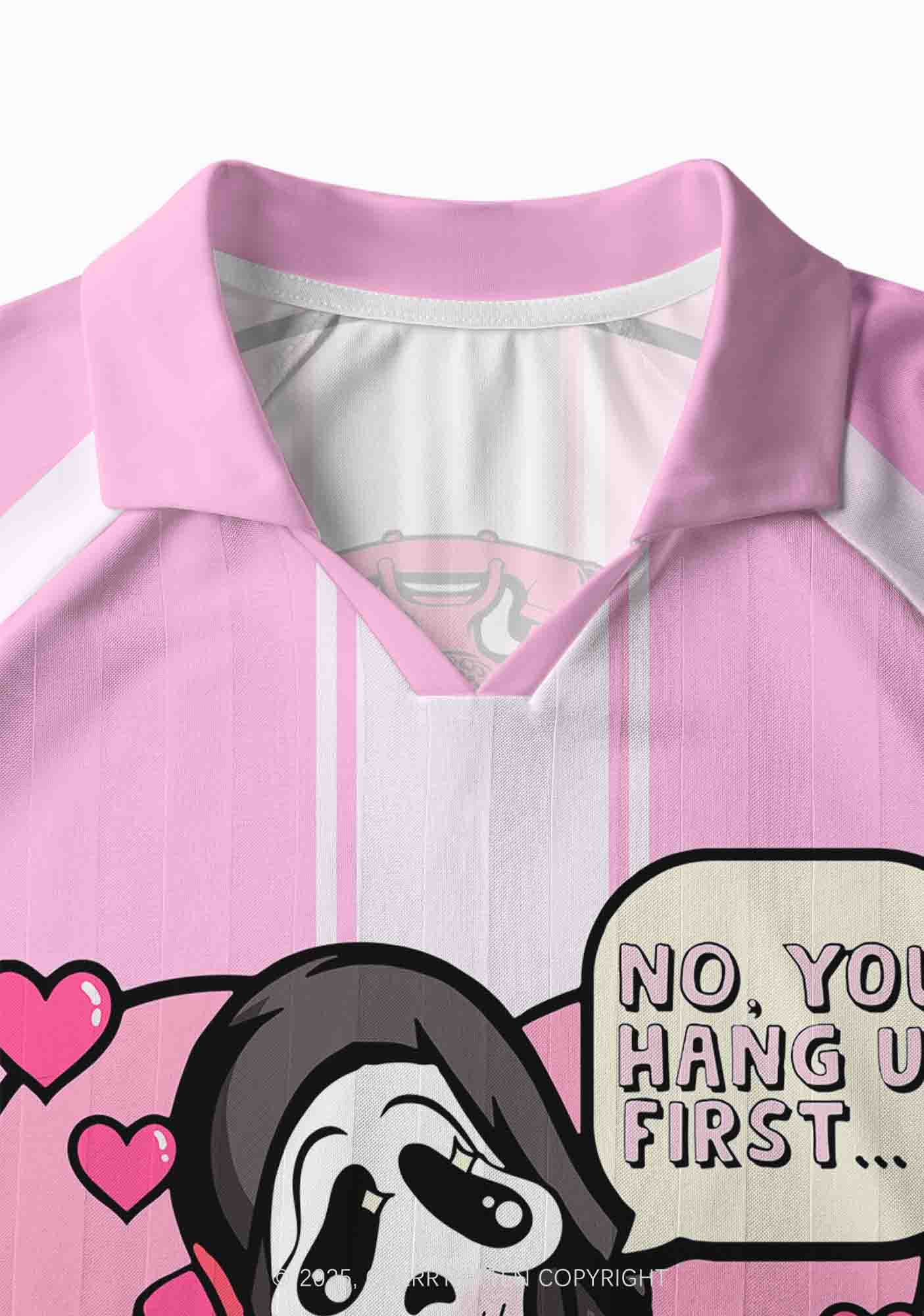 Halloween Custom Horror Hang Up Frist Y2K Sport Long Sleeve Jersey Shirts Cherrykitten