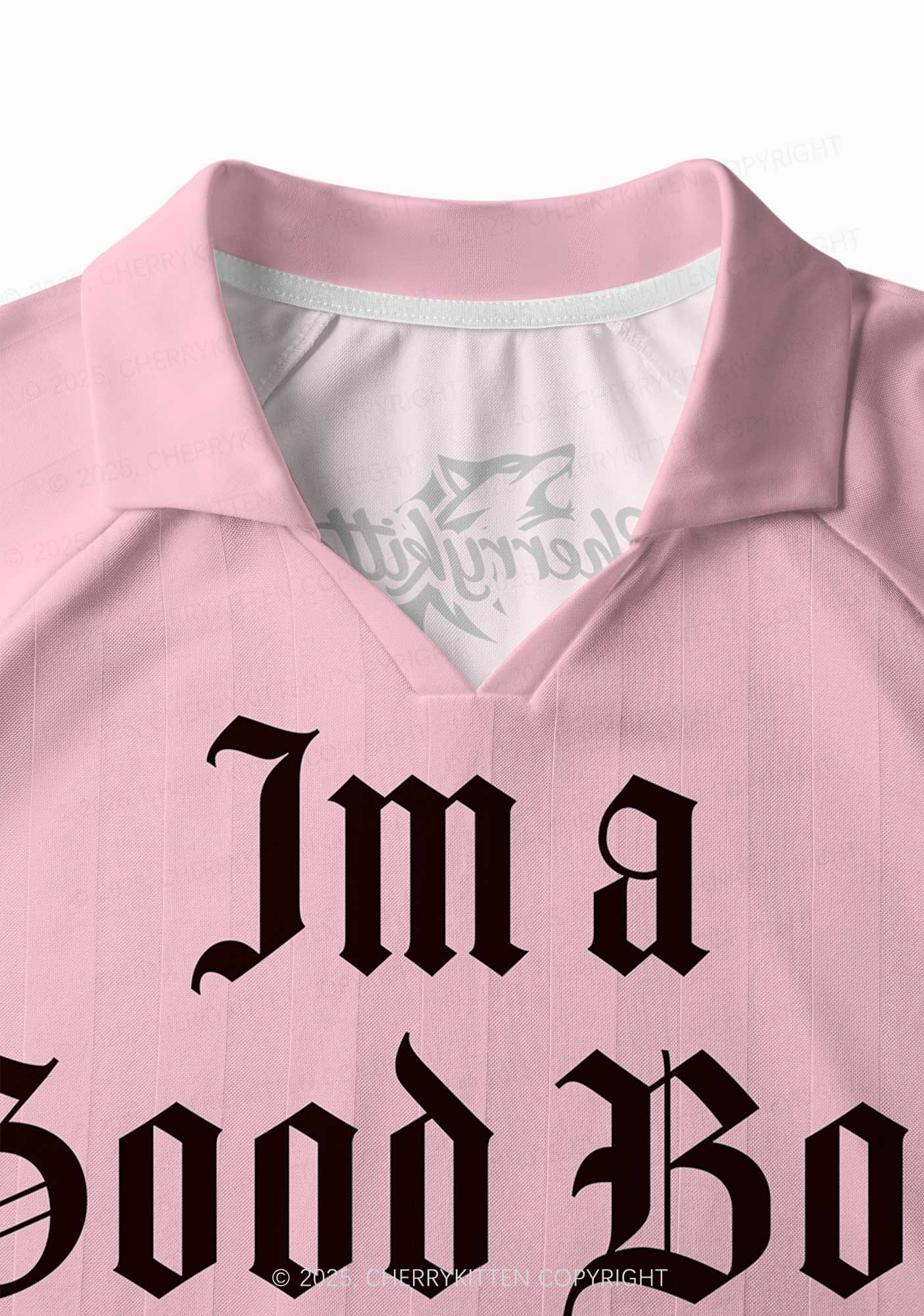 Custom I Am A Good Boy Y2K Long Sleeve Sport Jersey Shirts Cherrykitten