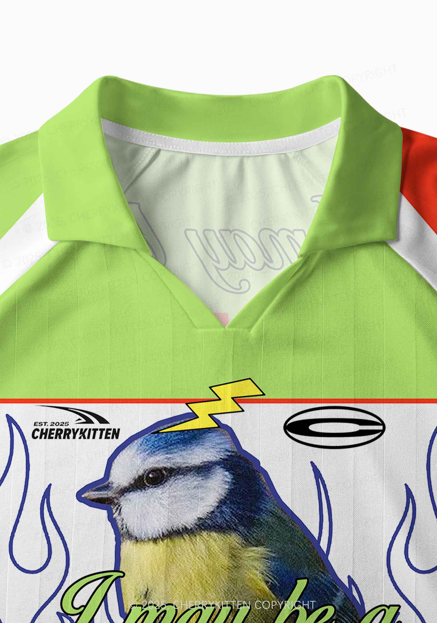 Custom Be A Handful Y2K Sport Long Sleeve Jersey Shirts Cherrykitten