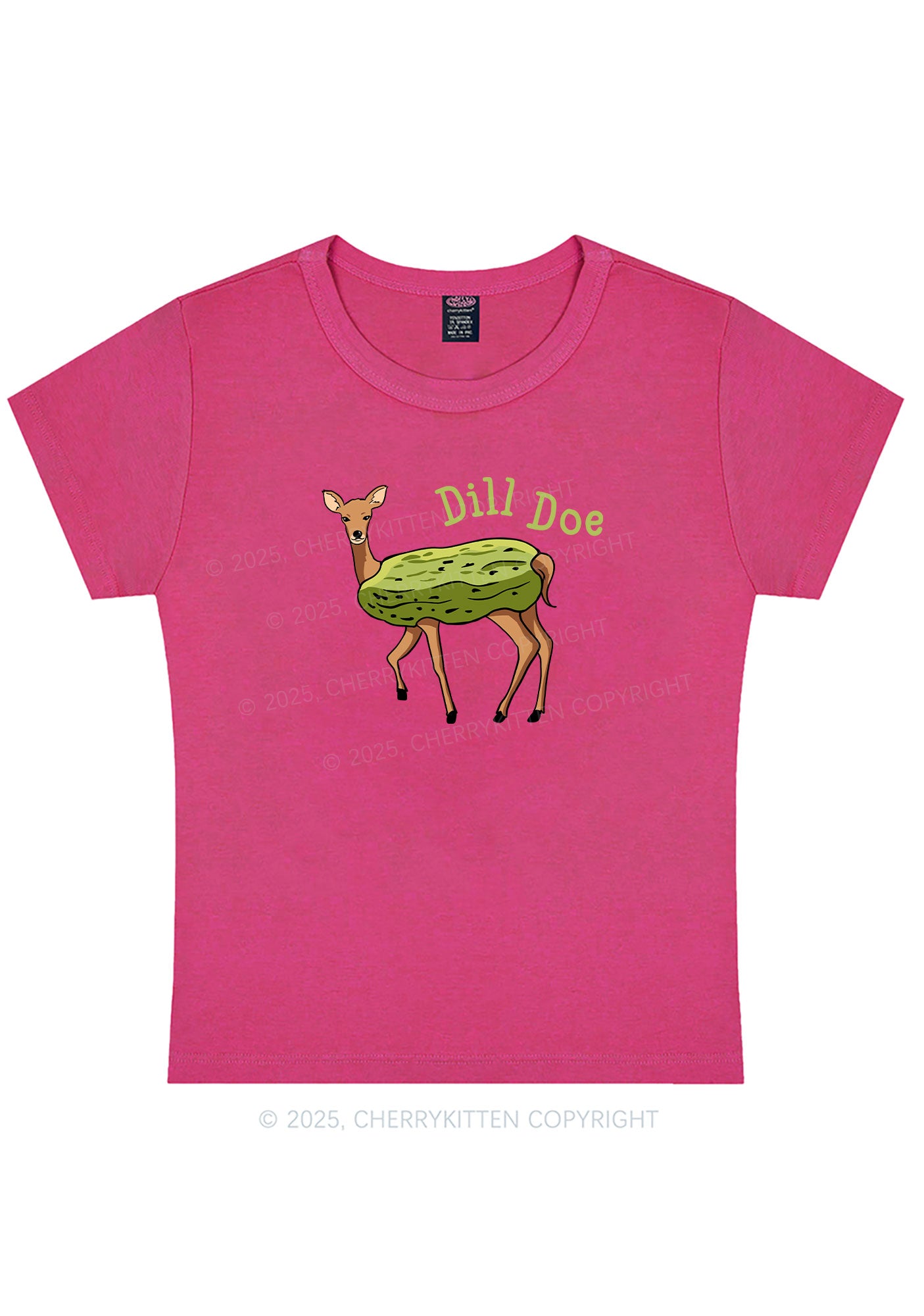 Dill Doe Y2K Baby Tee Cherrykitten