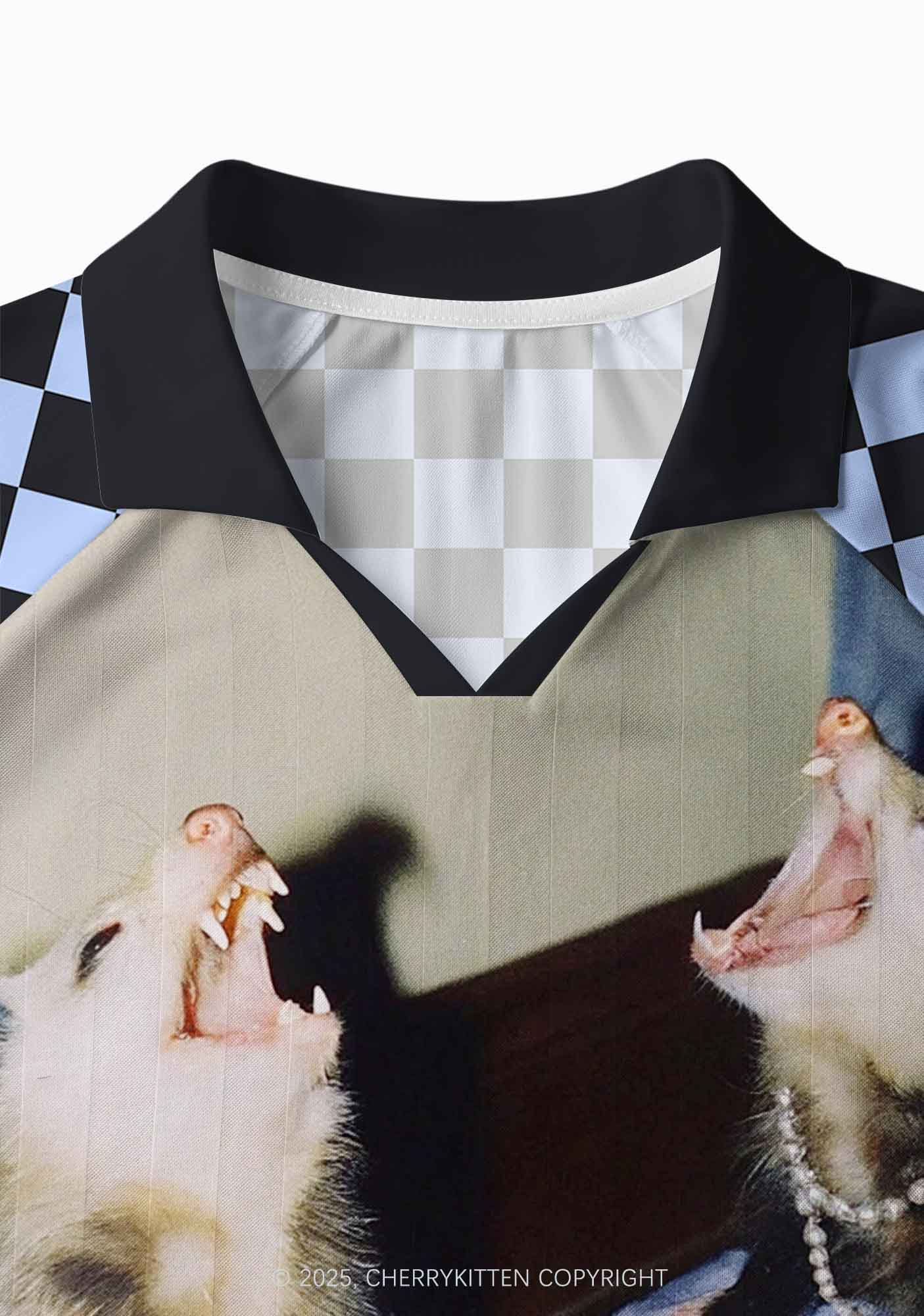Custom Princess Rats Y2K Long Sleeve Sport Jersey Shirts Cherrykitten