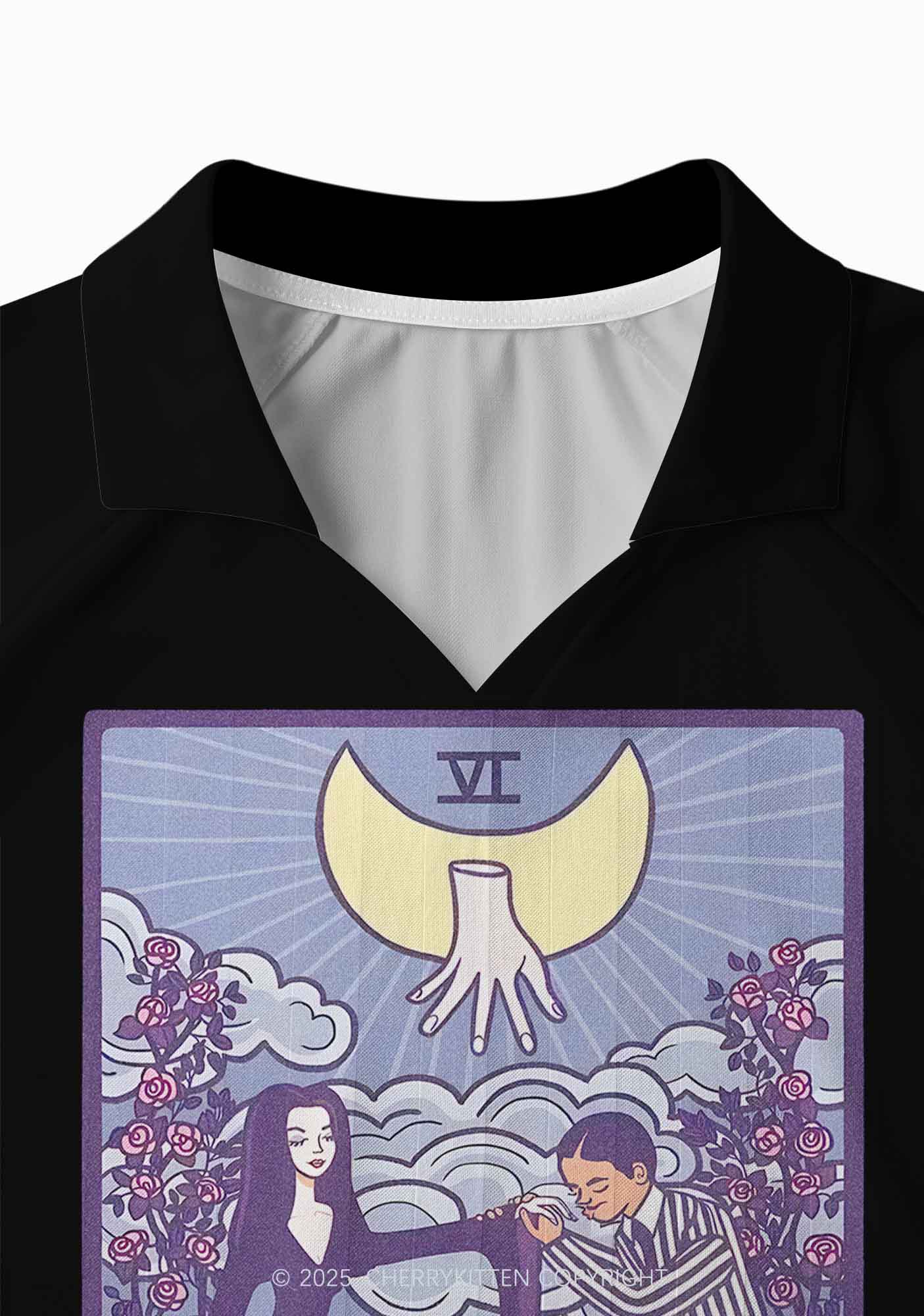 Custom Halloween Black The Lovers Y2K Long Sleeve Sport Jersey Shirts Cherrykitten