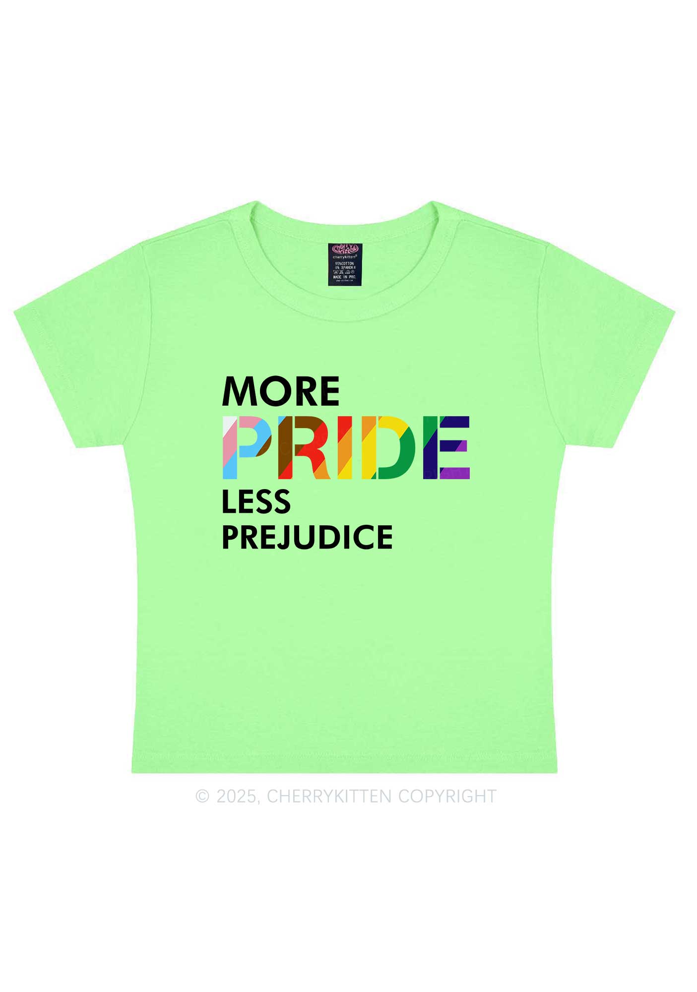 More Pride Less Prejudice Y2K Baby Tee Cherrykitten