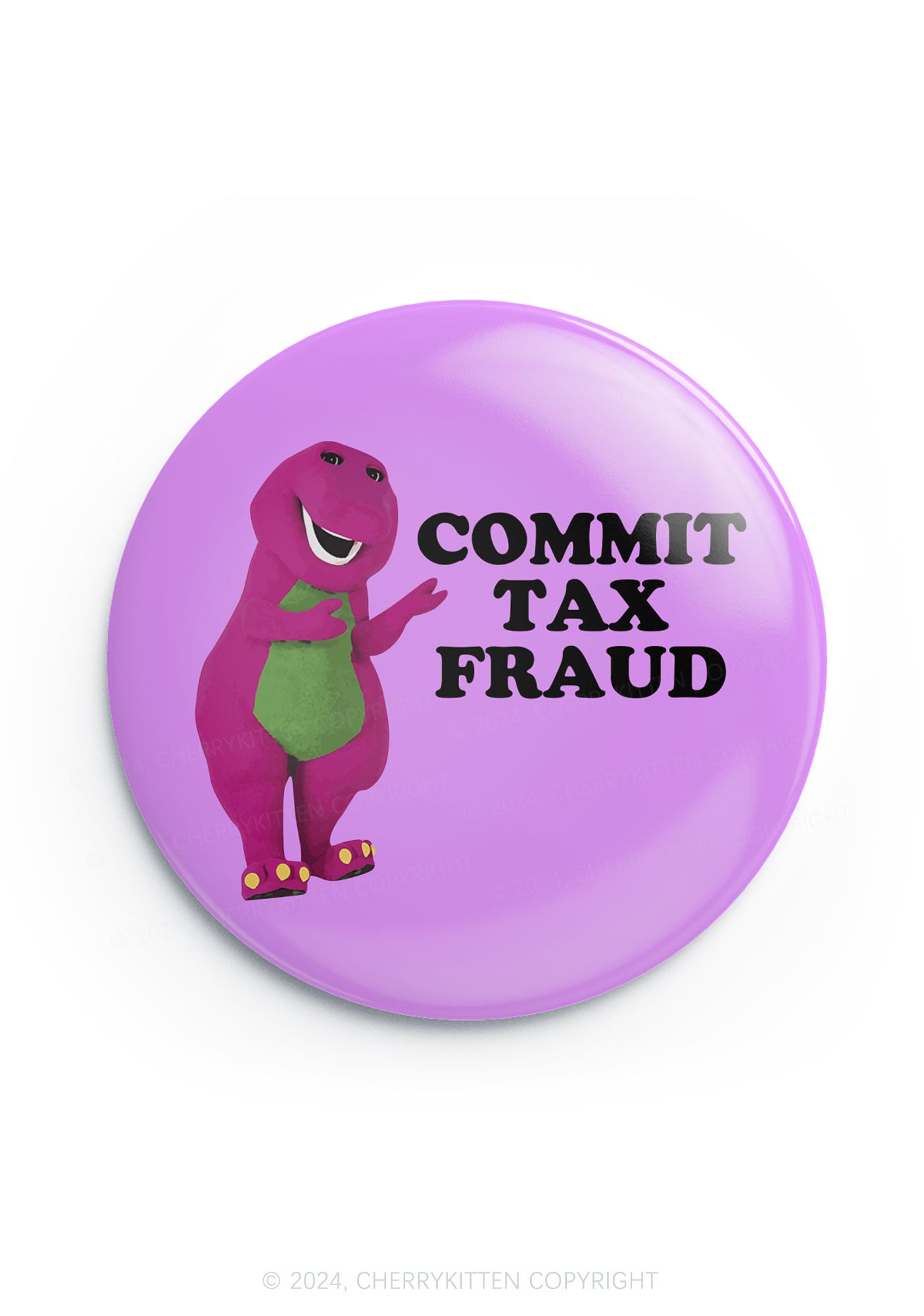 Tax Fraud 1Pc Y2K Pin Badge Cherrykitten