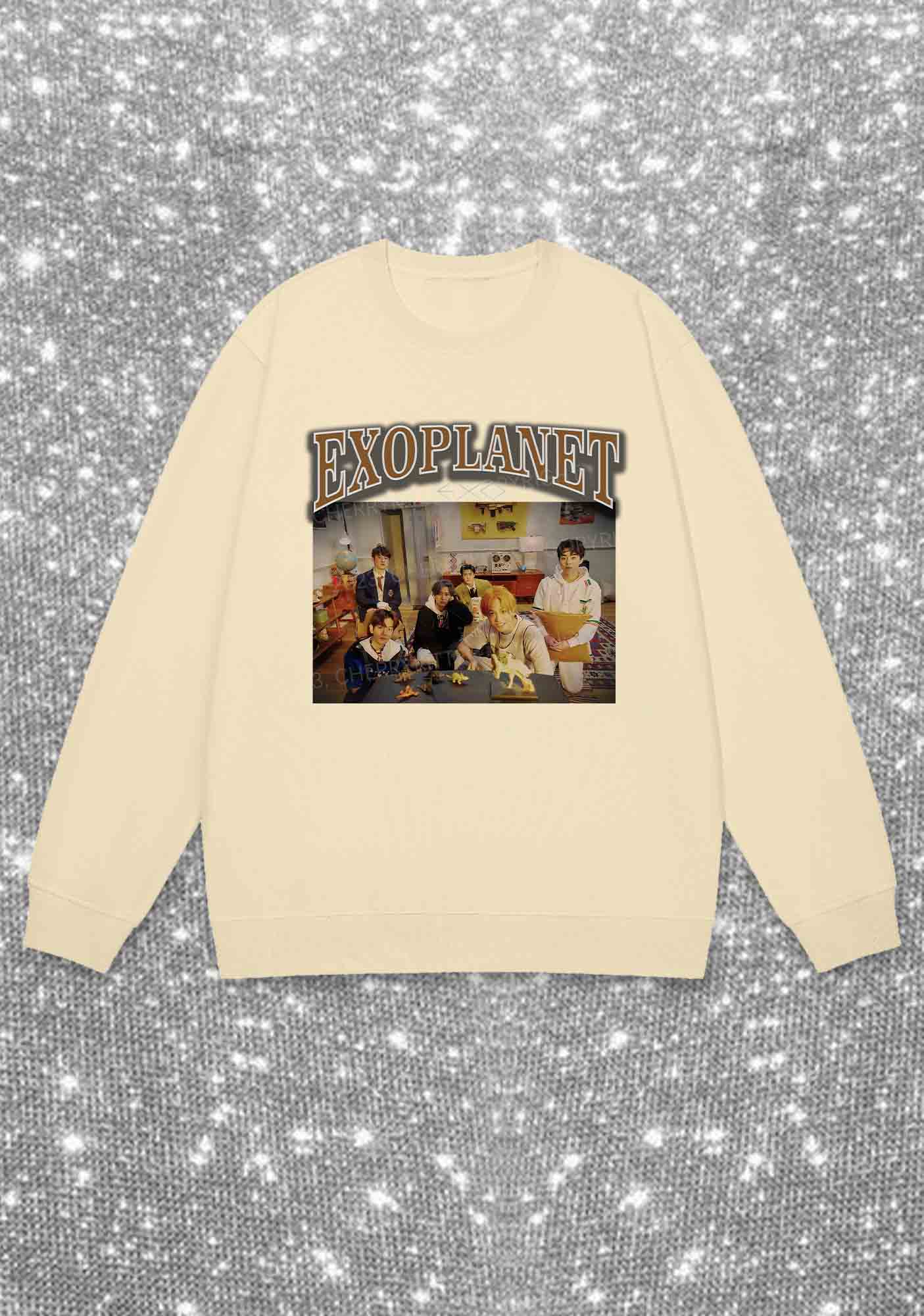 Exoplanet Kpop Y2K Sweatshirt Cherrykitten