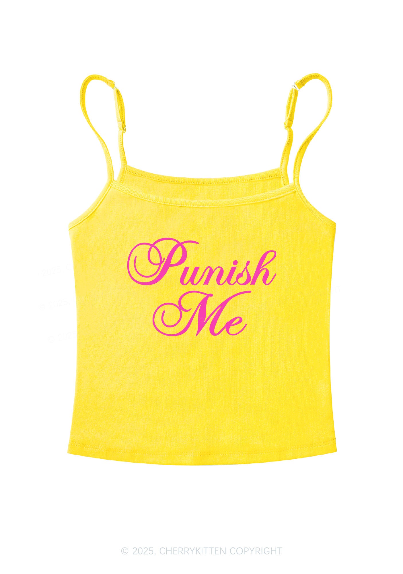 Punish Me Y2K Spaghetti Strap Cami Cherrykitten