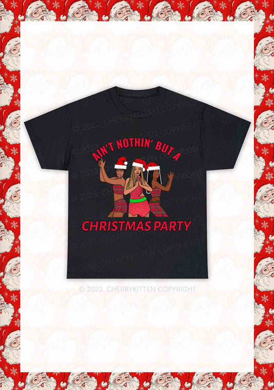 Ain't Nothin' But A Christmas Party Y2K Chunky Shirt Cherrykitten