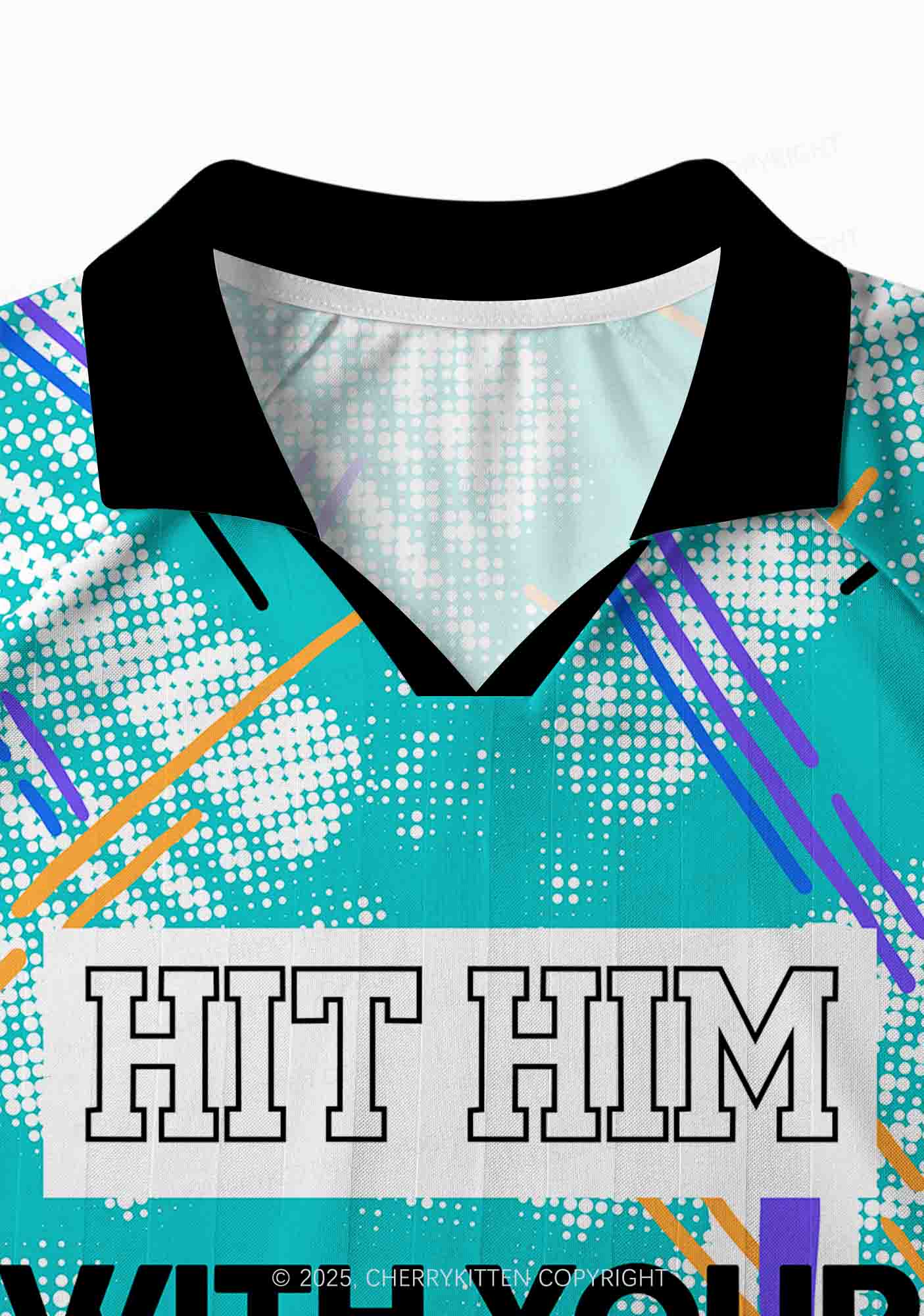 Custom Hit Him With Your Car Y2K Sport Long Sleeve Jersey Shirts Cherrykitten