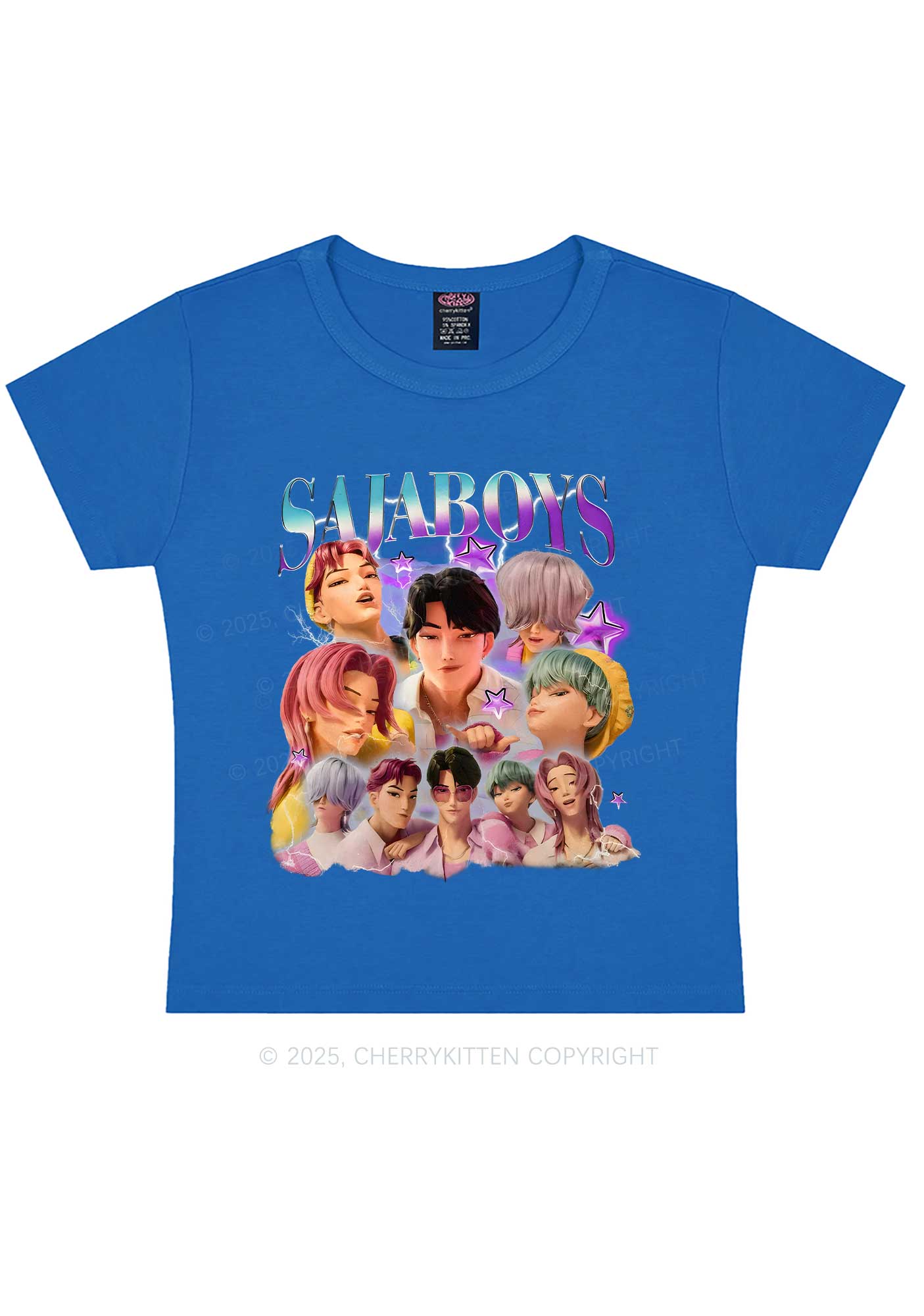 Kpop Boys Y2K Baby Tee Cherrykitten