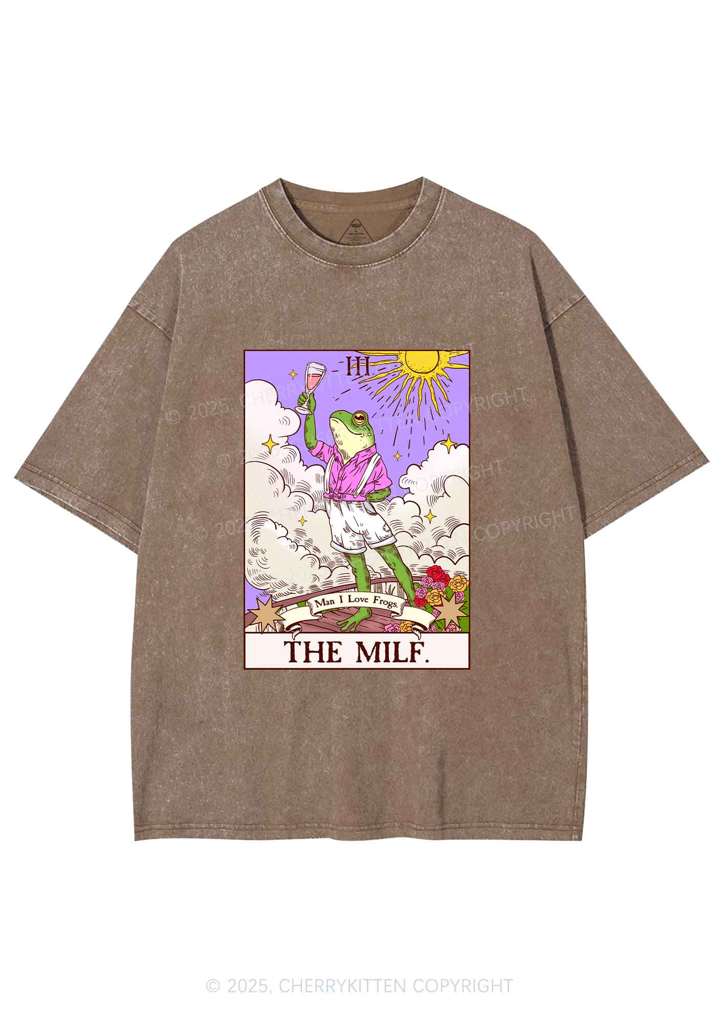 The Mxxf Frog Y2K Shirts Washed Tee Cherrykitten