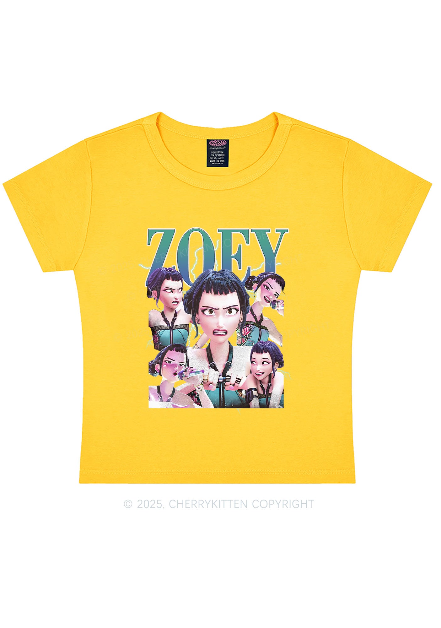 Kpop Girl Y2K Baby Tee Cherrykitten