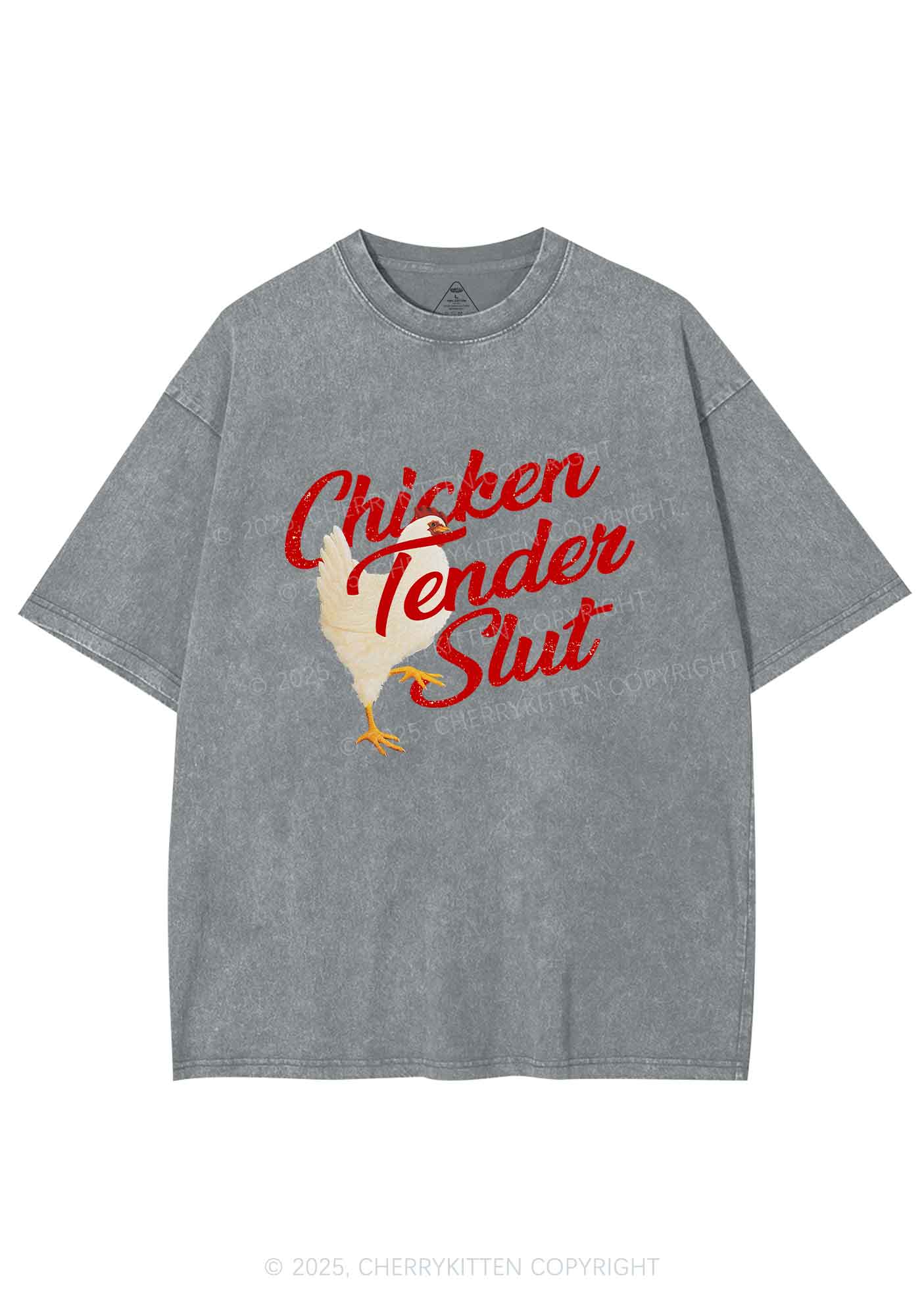 Chicken Tender Slxt Y2K Shirts Washed Tee Cherrykitten