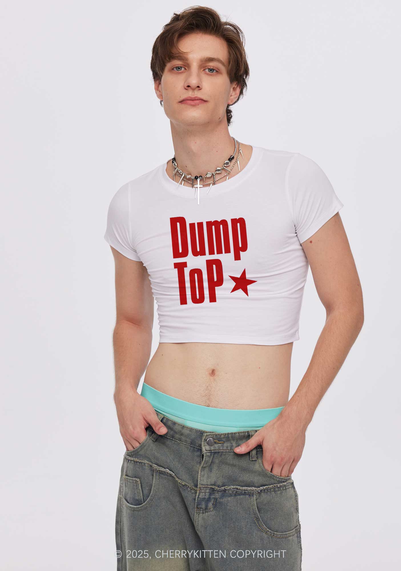 Dump Top Pride Y2K Baby Tee Cherrykitten