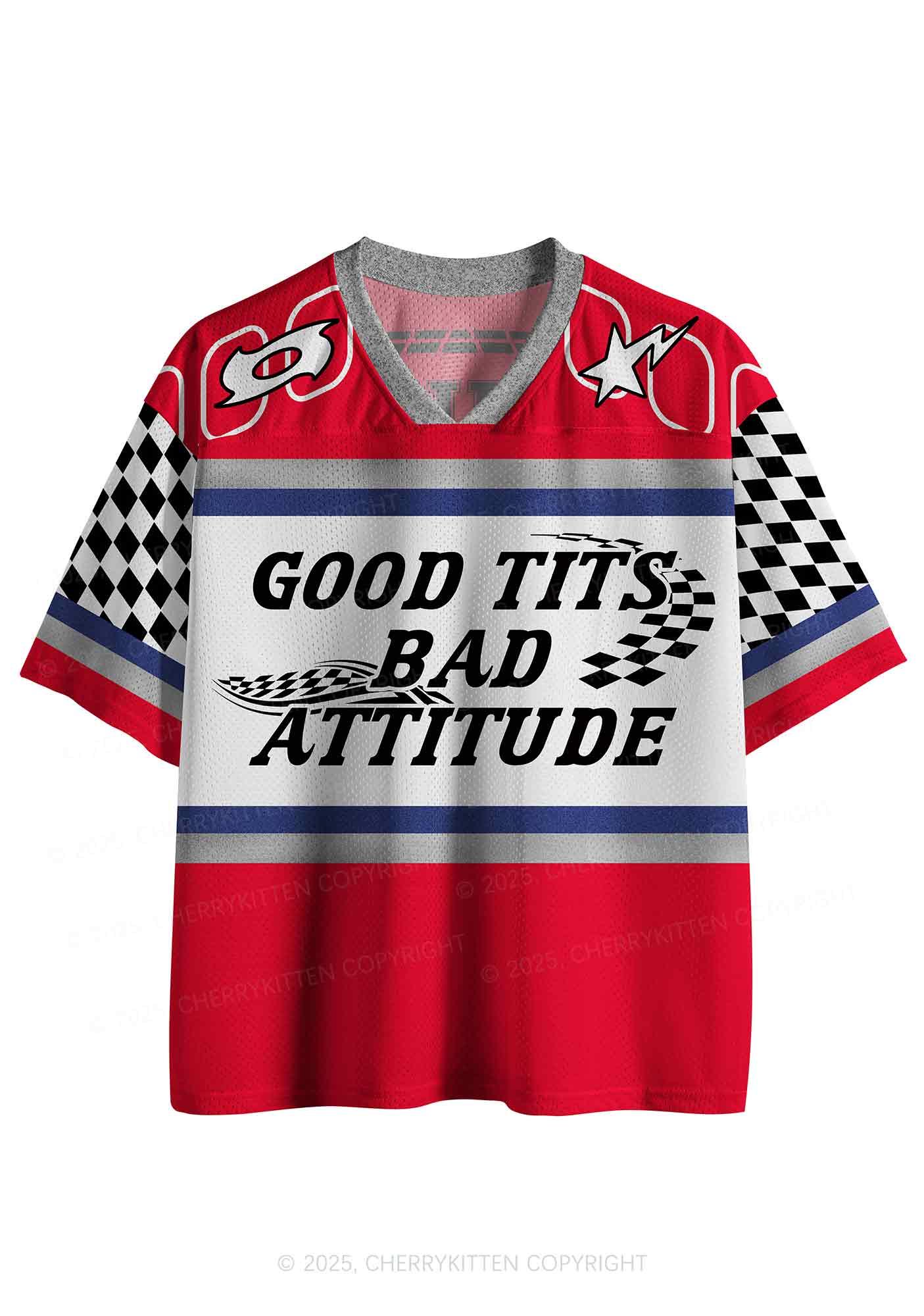 Custom Bad Attitude Y2K Sport Jersey Shirts Cherrykitten