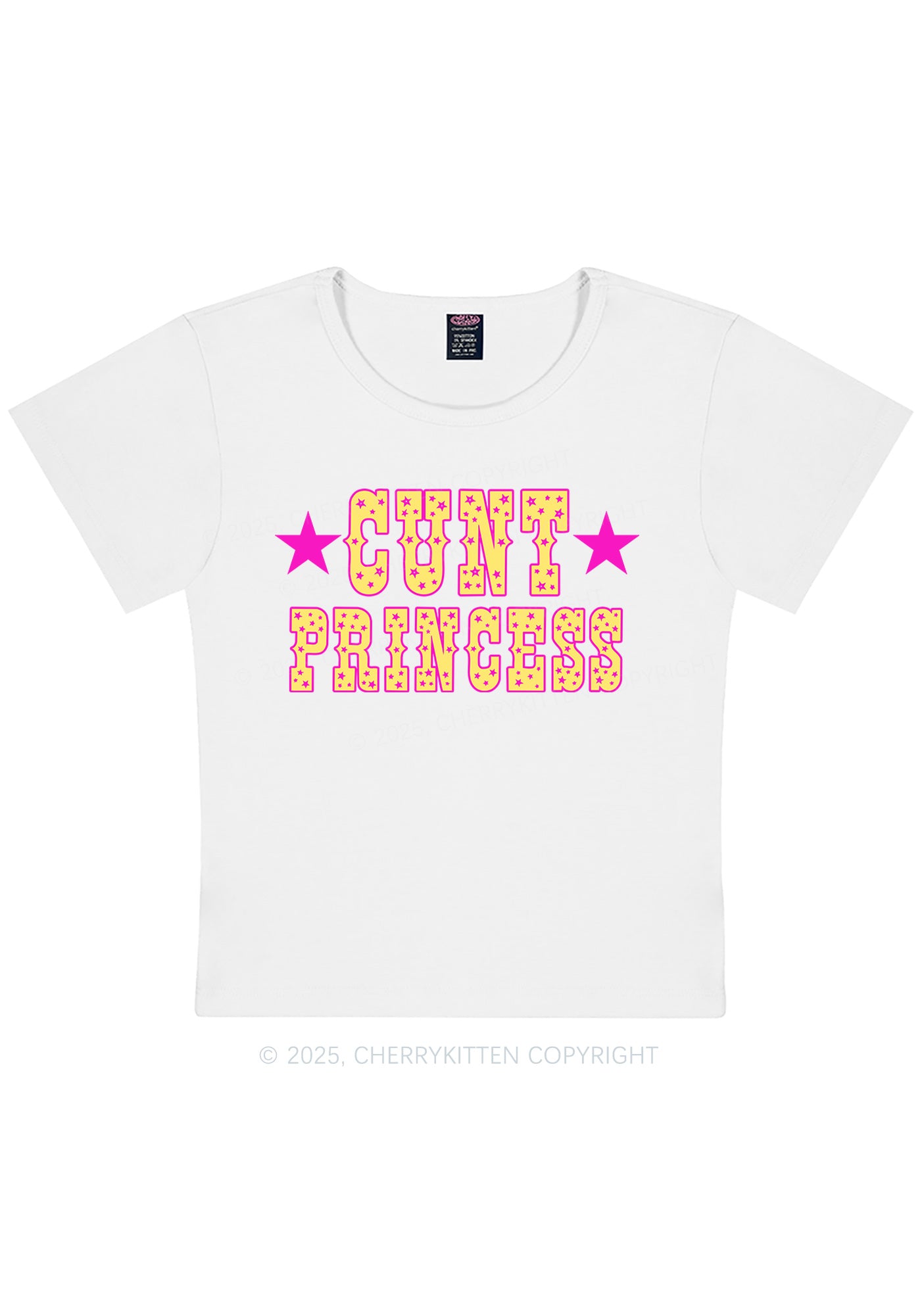 Cxxt Princess Y2K Baby Tee Cherrykitten