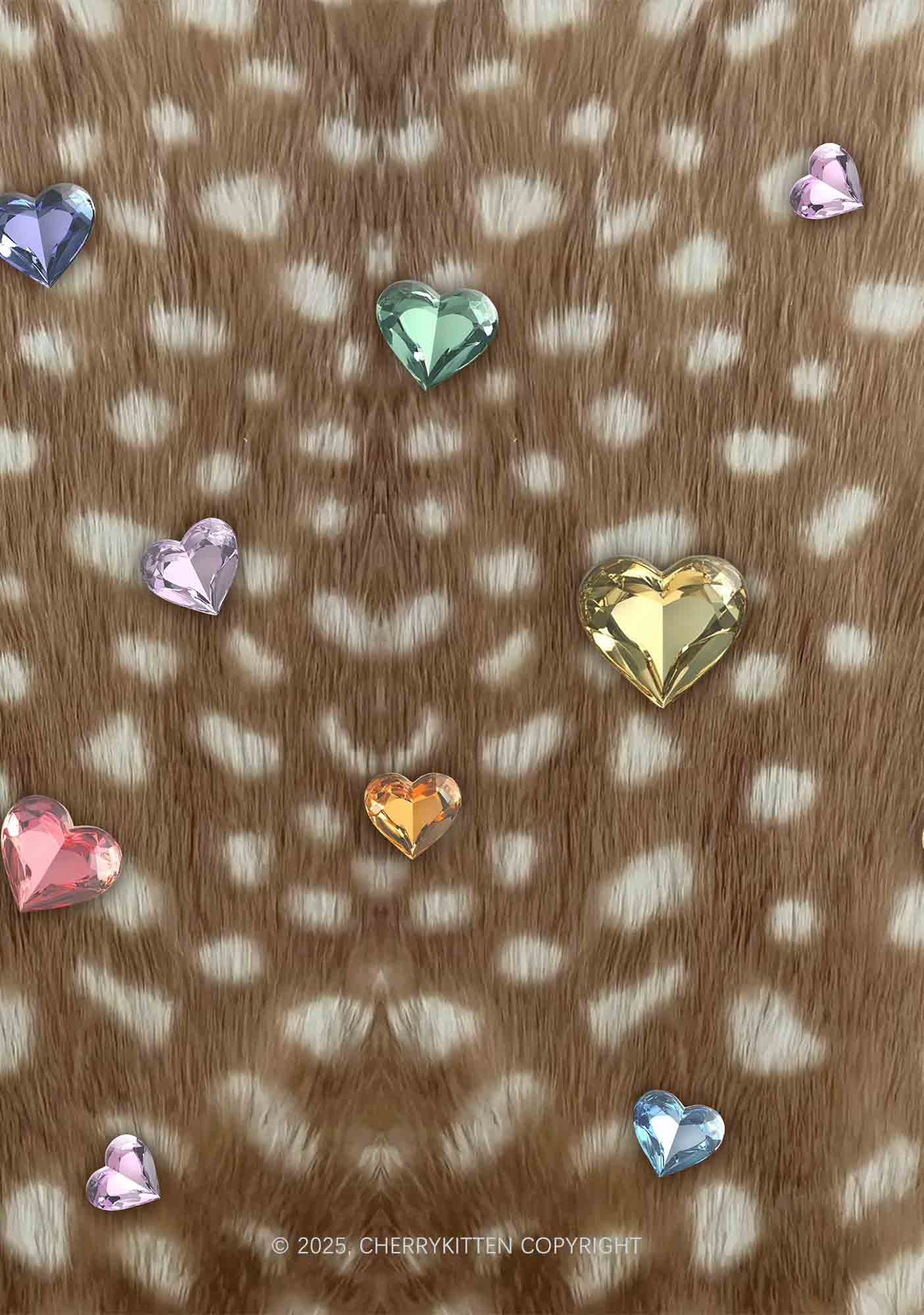 Leopard With Gems Y2K Print Slip Dress Cherrykitten