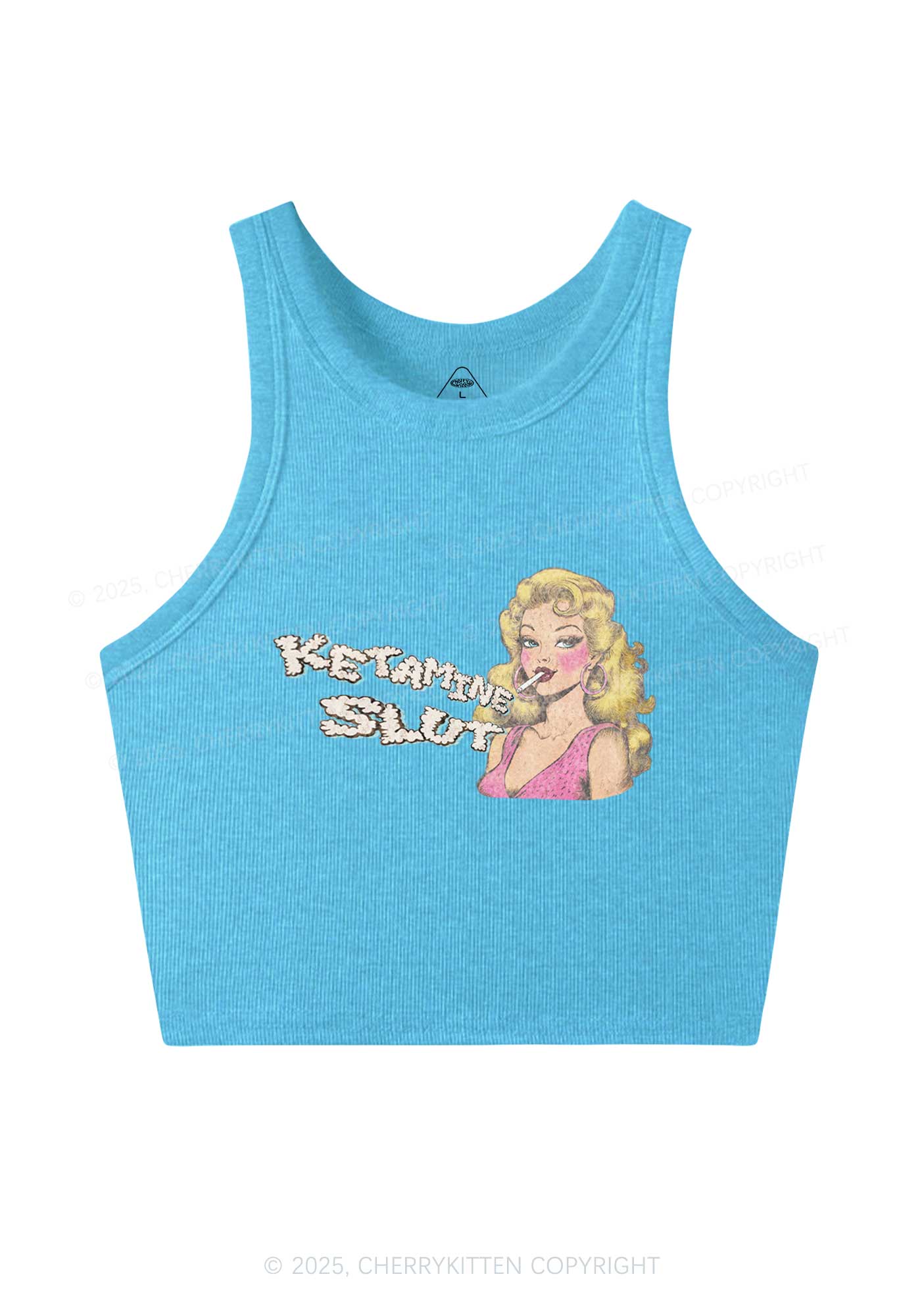 K Slxt Y2K Crop Tank Top Cherrykitten