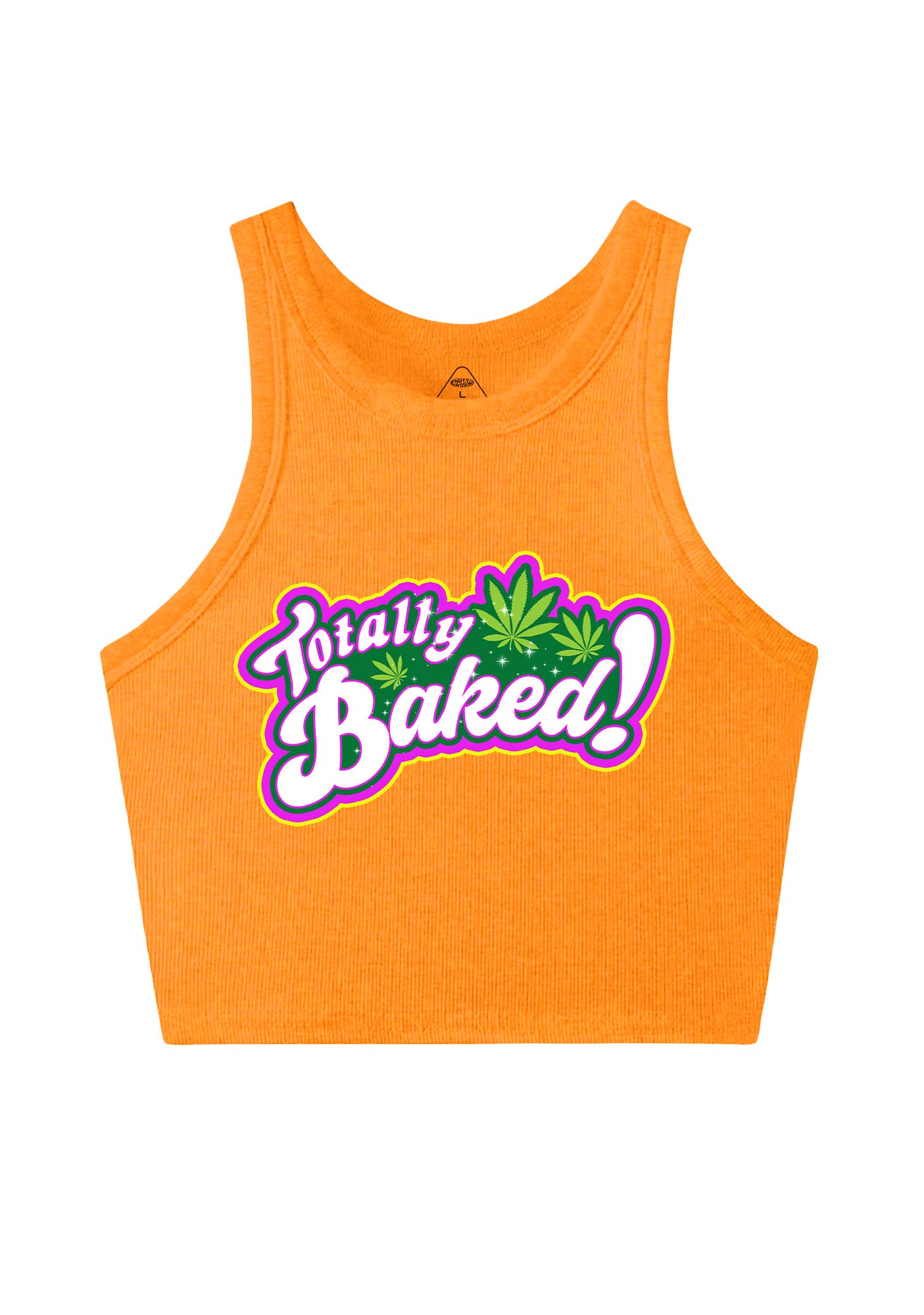 Totally Baked Y2K Crop Tank Top Cherrykitten