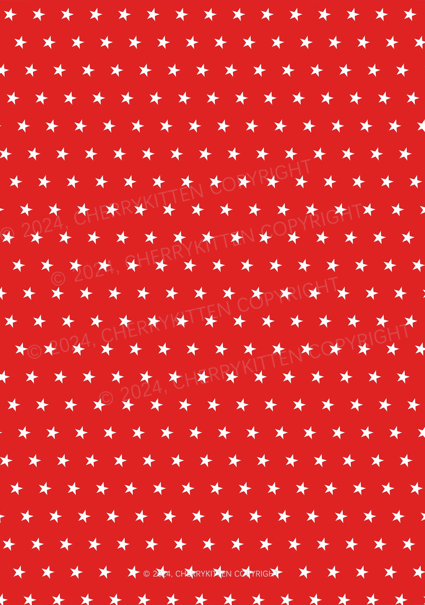Red Star Y2K Print Bikini Set Cherrykitten