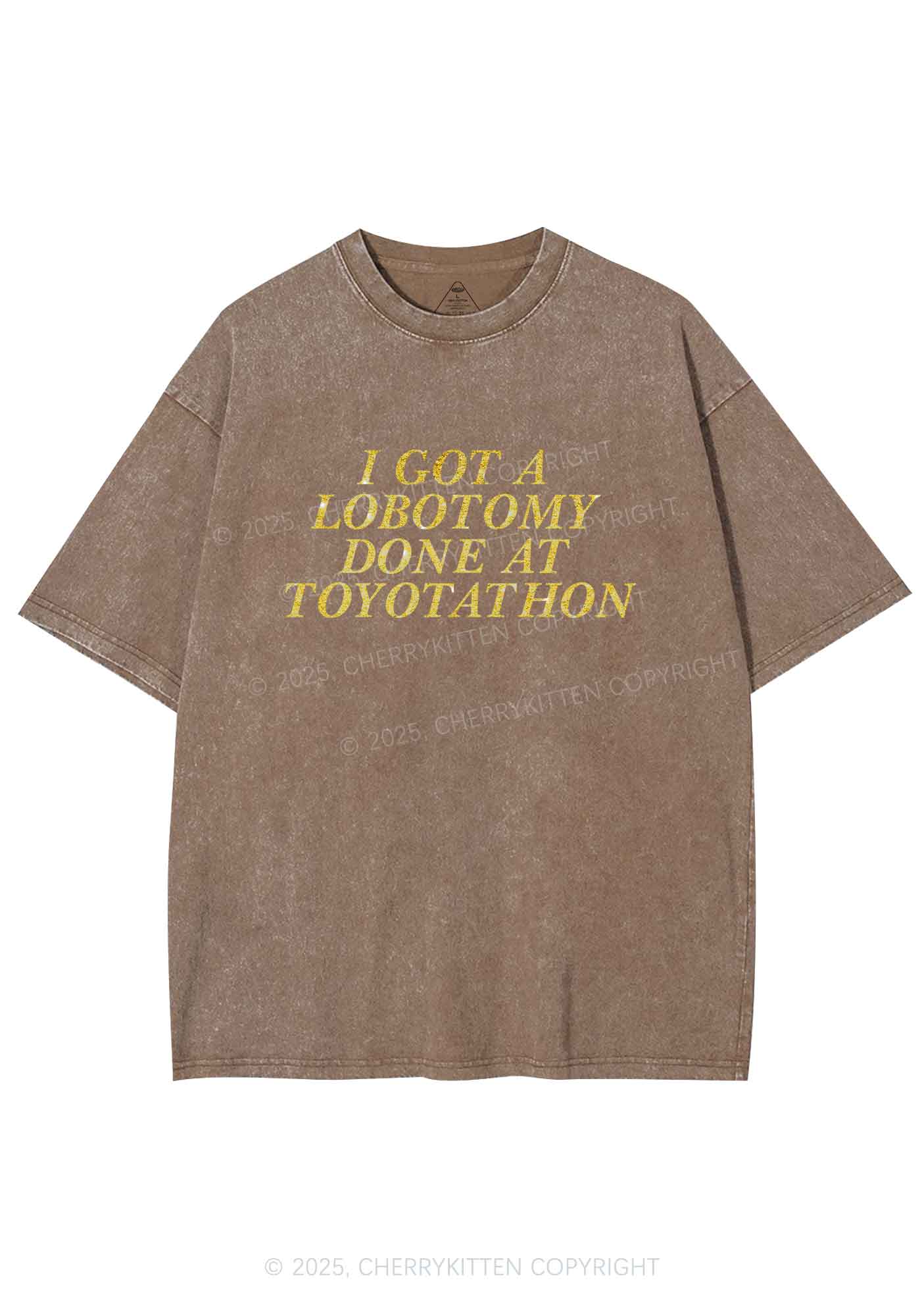 Glitter Lobotomy At Toyotathon Y2K Shirts Washed Tee Cherrykitten