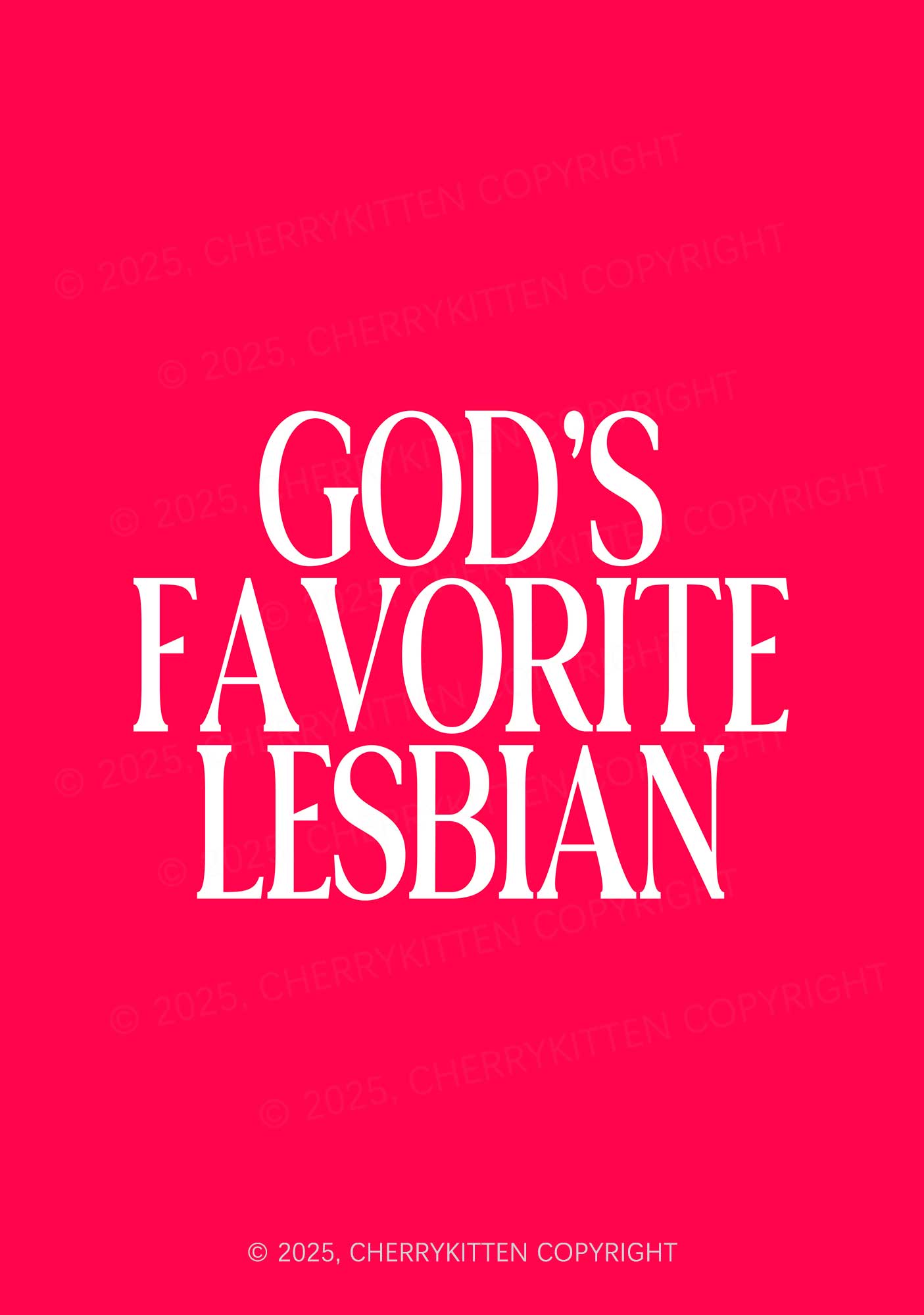Gods Favorite Lesbian Pride 1Pc Y2K Pin Badge Cherrykitten