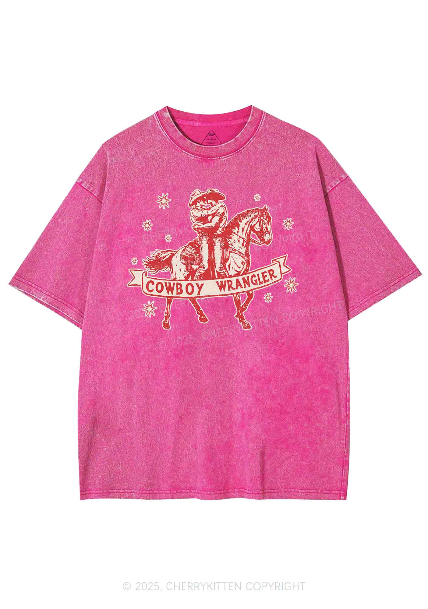 Cowboy Wrangler Pride Y2K Shirts Washed Tee Cherrykitten