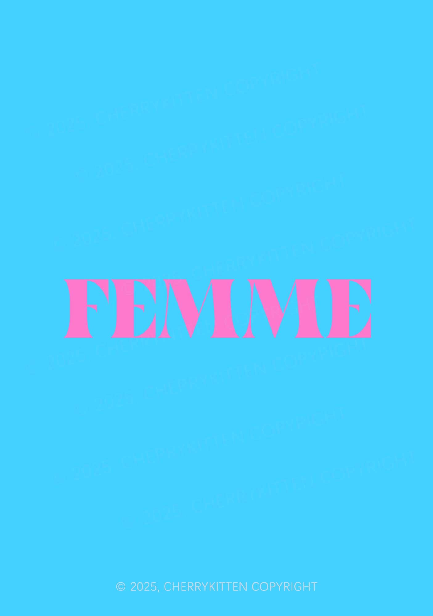 Femme Pride 1Pc Y2K Pin Badge Cherrykitten