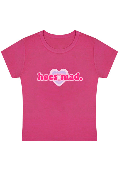 Curvy Hoes Mad Heart Baby Tee