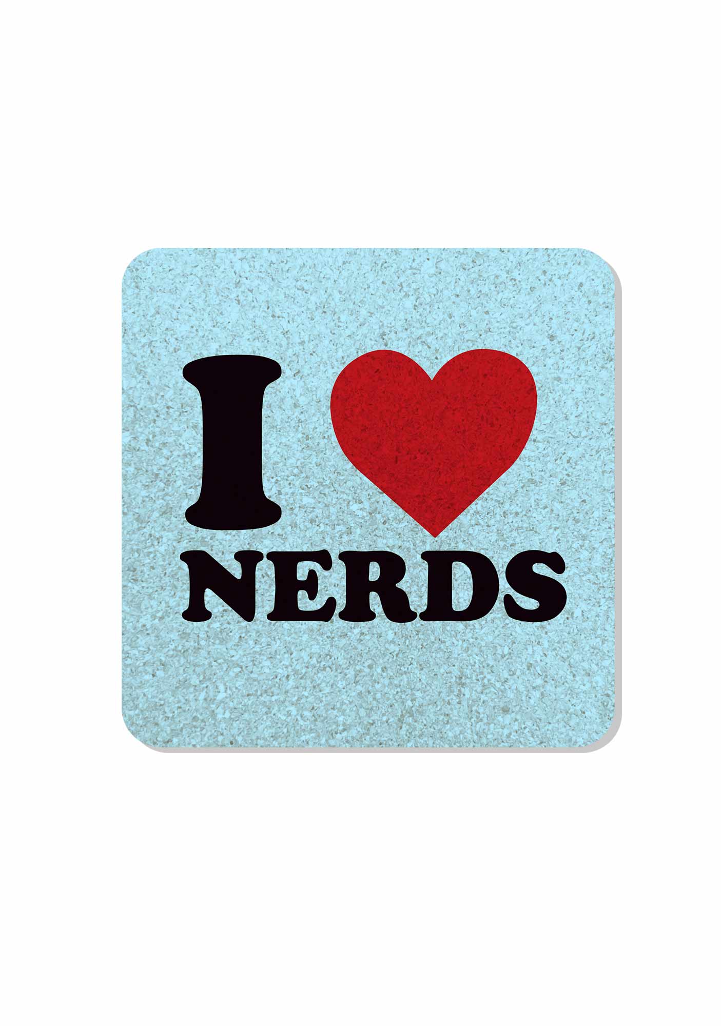 I Love Nerds Y2K Cork Coaster Cherrykitten