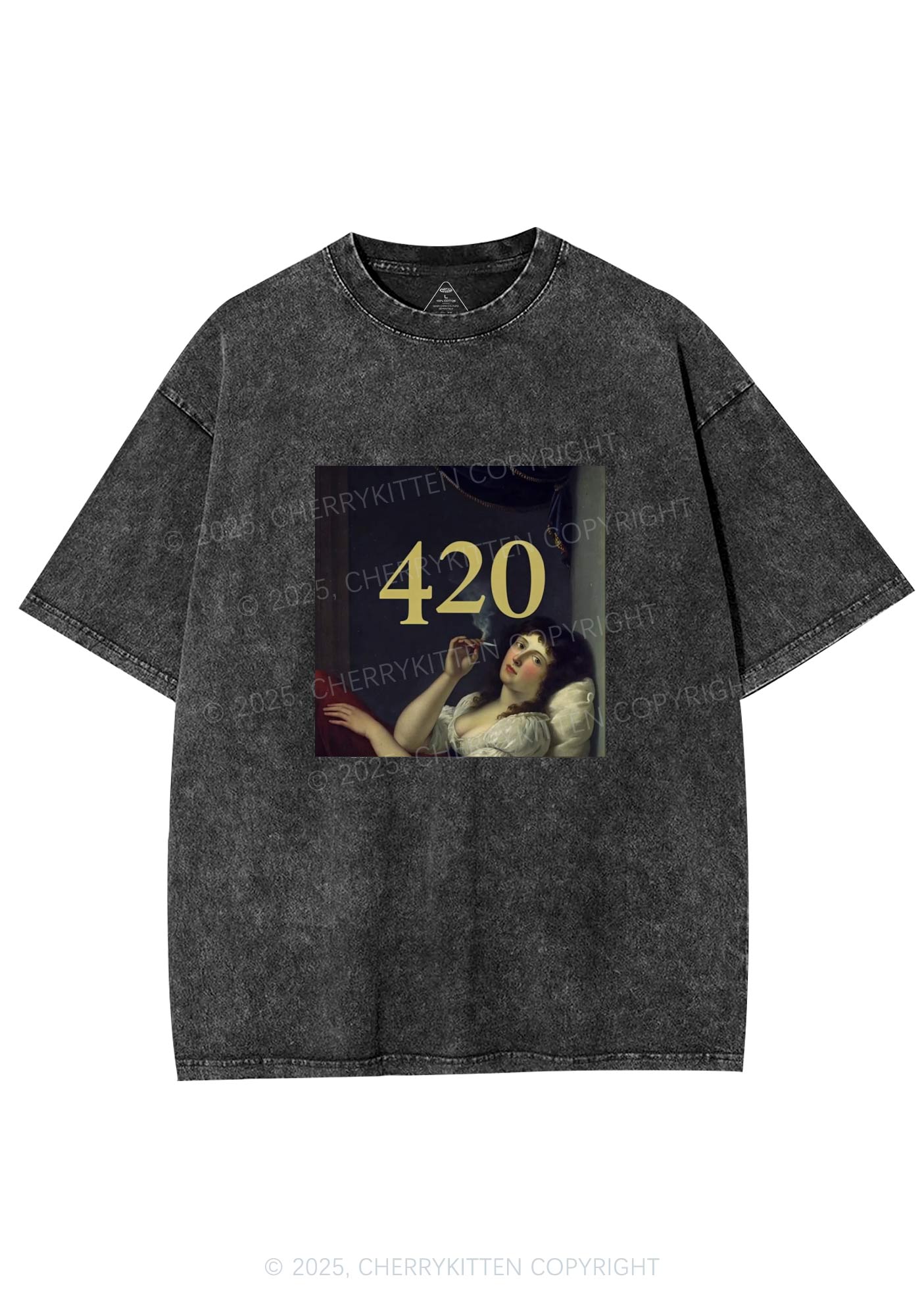 Four Twenty Y2K Washed Tee Cherrykitten