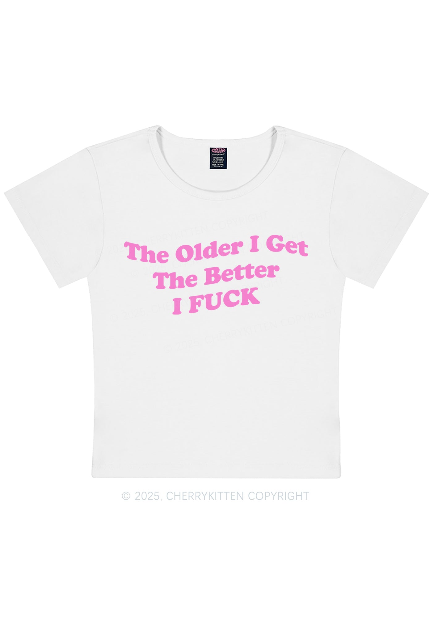 Older Get Better Fxxk Y2K Baby Tee Cherrykitten