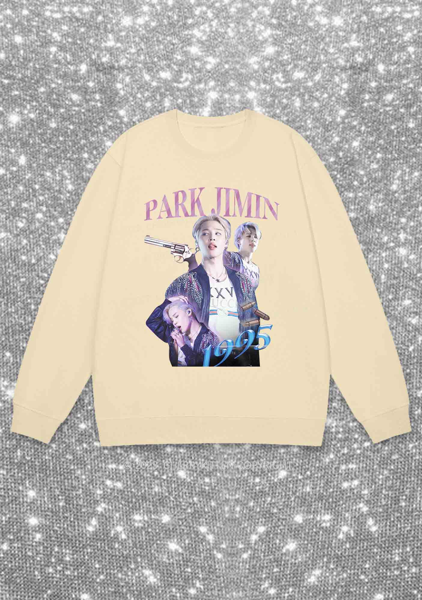 Park Jimin 1995 Kpop Y2K Sweatshirt Cherrykitten