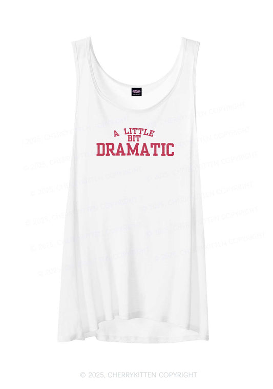 A Little Bit Dramatic Y2K Sheer Boyfriend Tank Cherrykitten