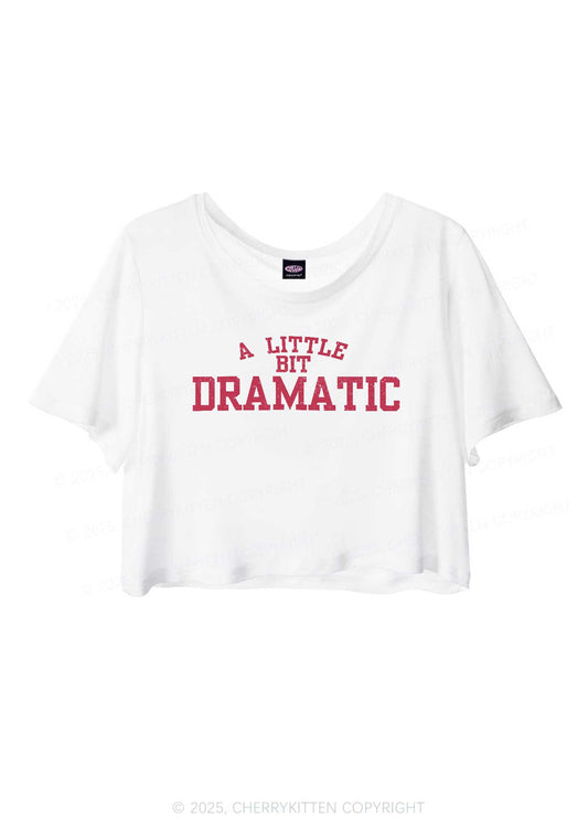 A Little Bit Dramatic Y2K Sheer Crop Tee Cherrykitten
