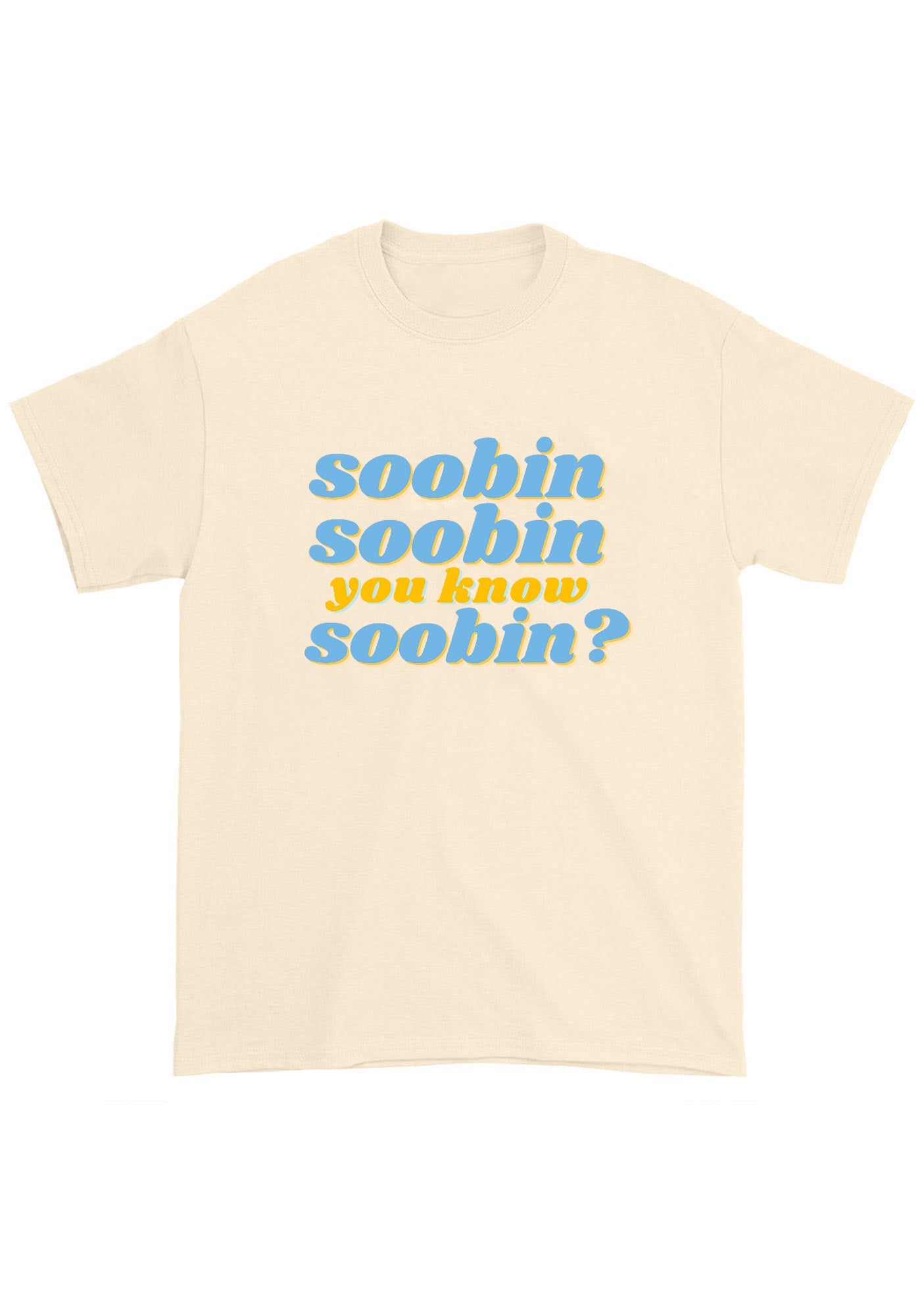 You Know Soobin Txt Kpop Chunky Shirt