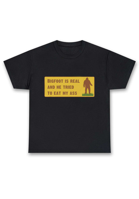 Bigfoot Is Real Chunky Shirt