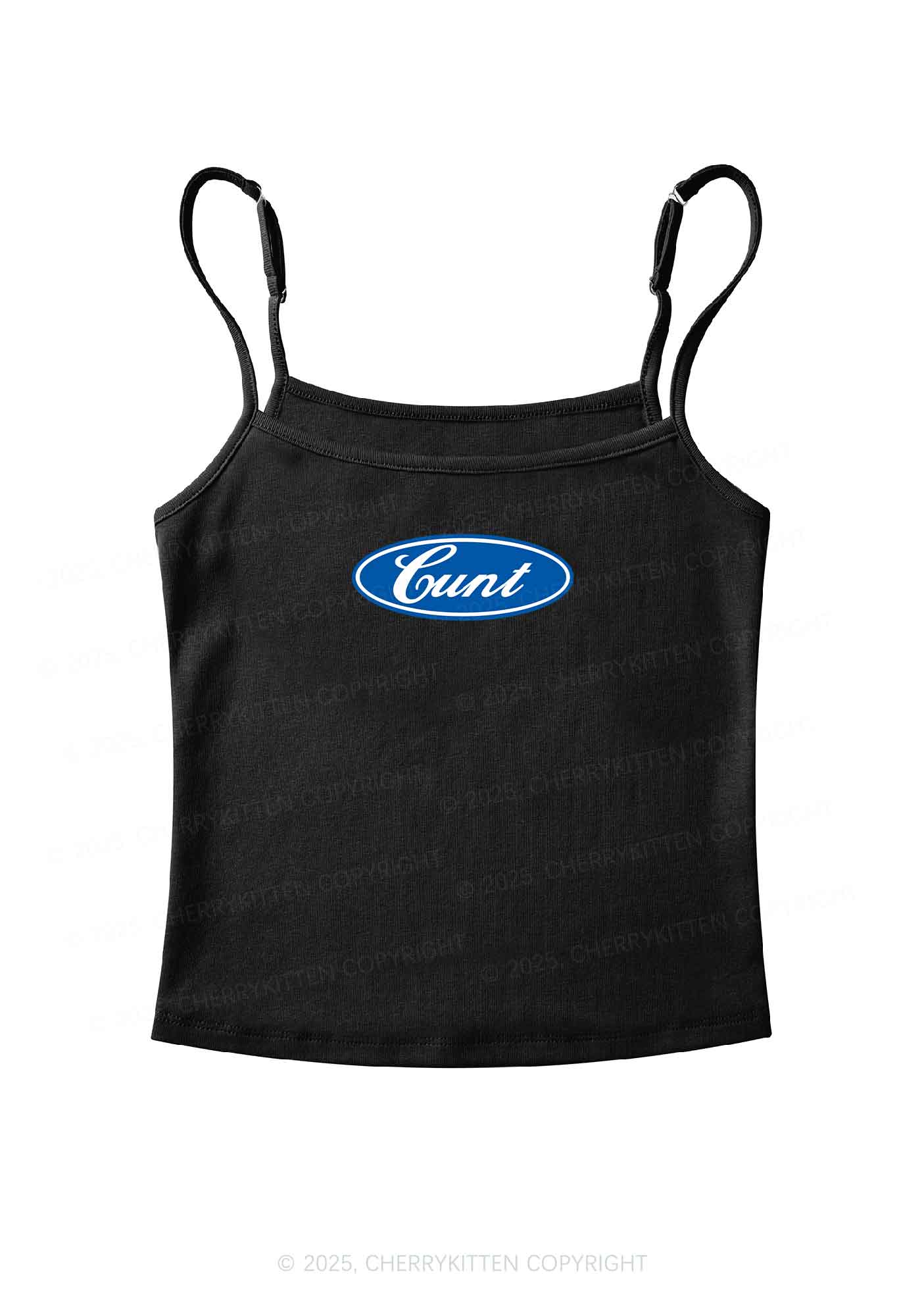 Oval Cxxt Y2K Spaghetti Strap Cami Cherrykitten